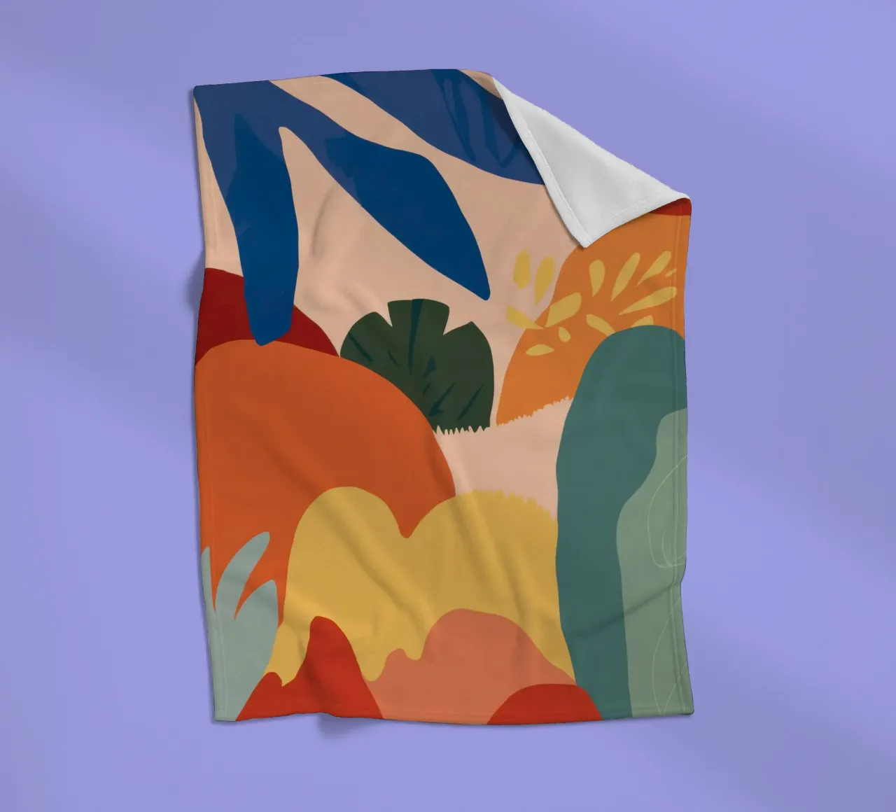 Forme astratte del paesaggio coperta in pile da Irish Strokes