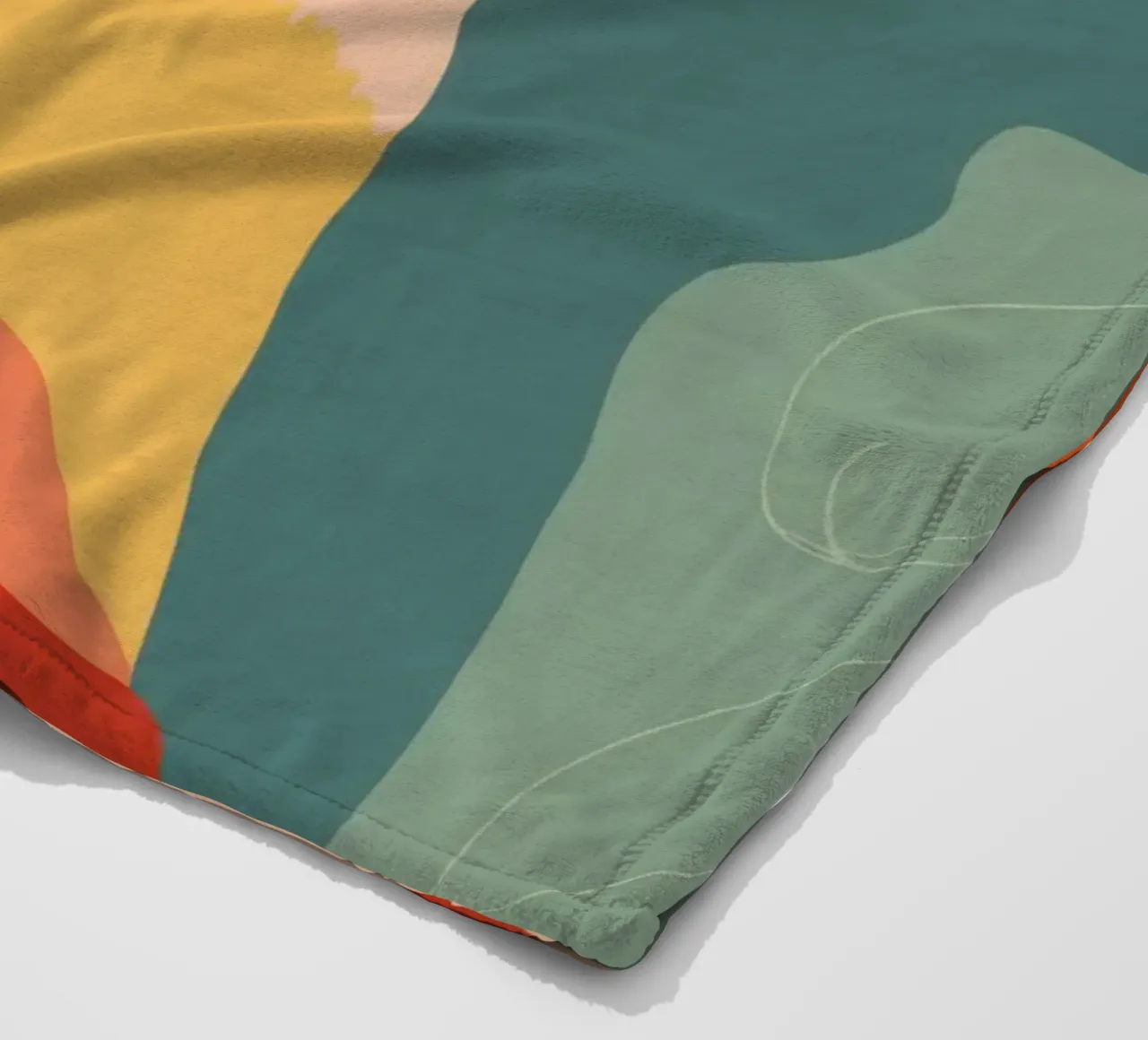 Forme astratte del paesaggio coperta in pile da Irish Strokes