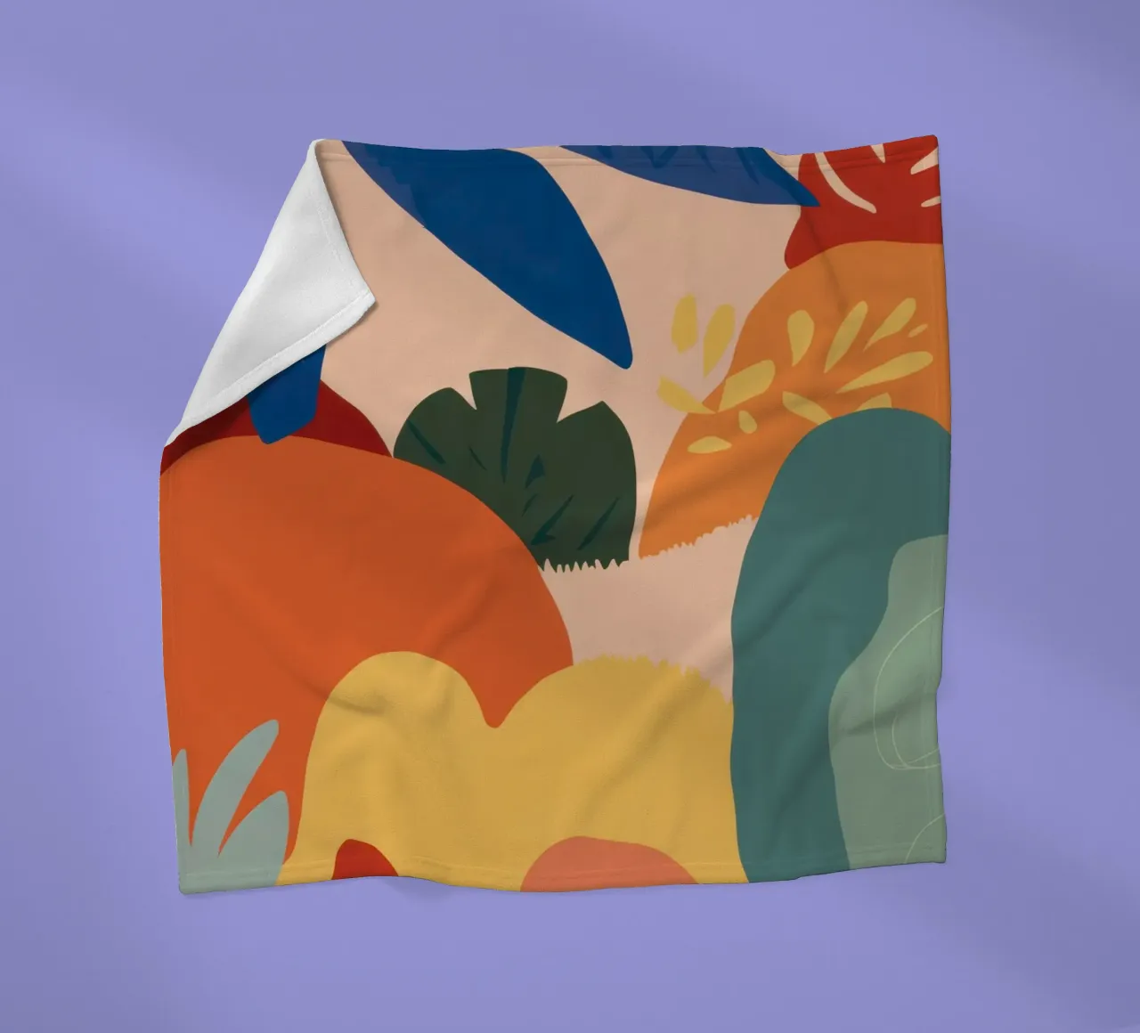 Forme astratte del paesaggio coperta in pile da Irish Strokes