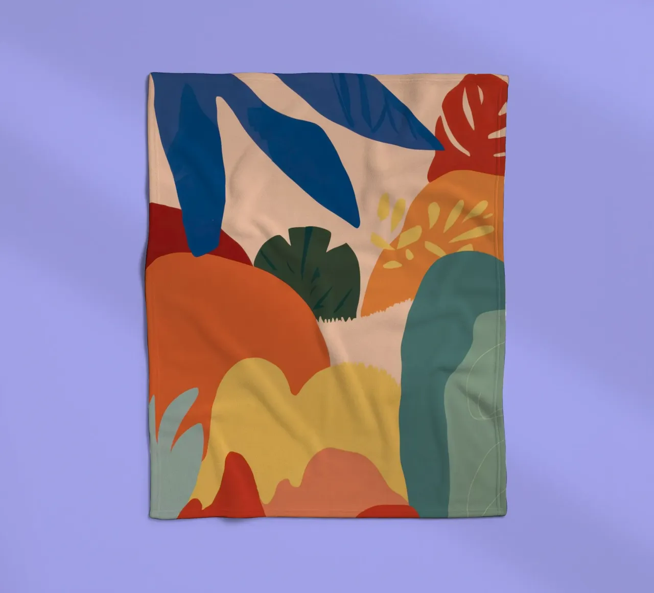 Forme astratte del paesaggio coperta in pile da Irish Strokes