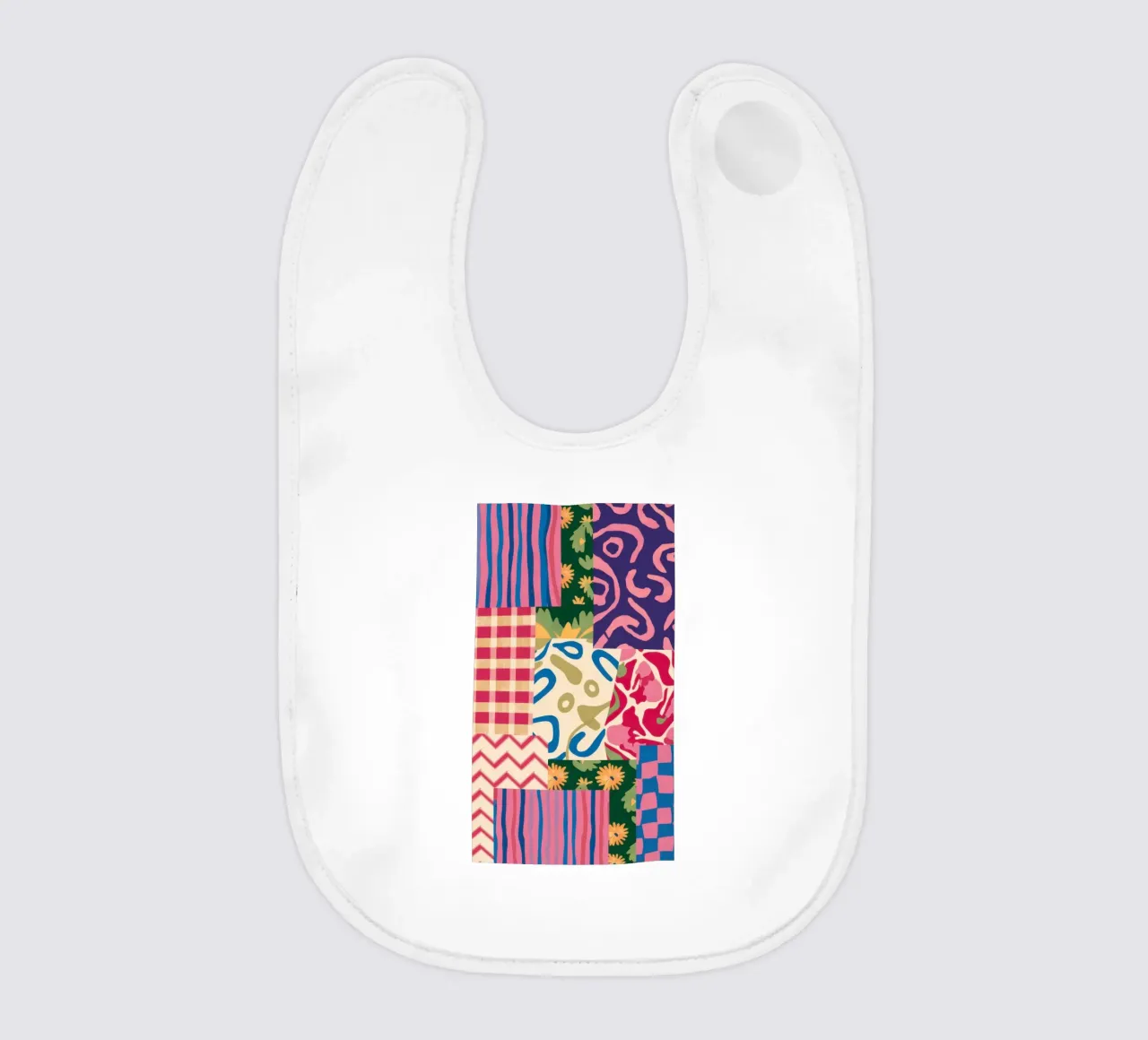 Modello patchwork a scarabocchi bavaglino da Obs Canvas