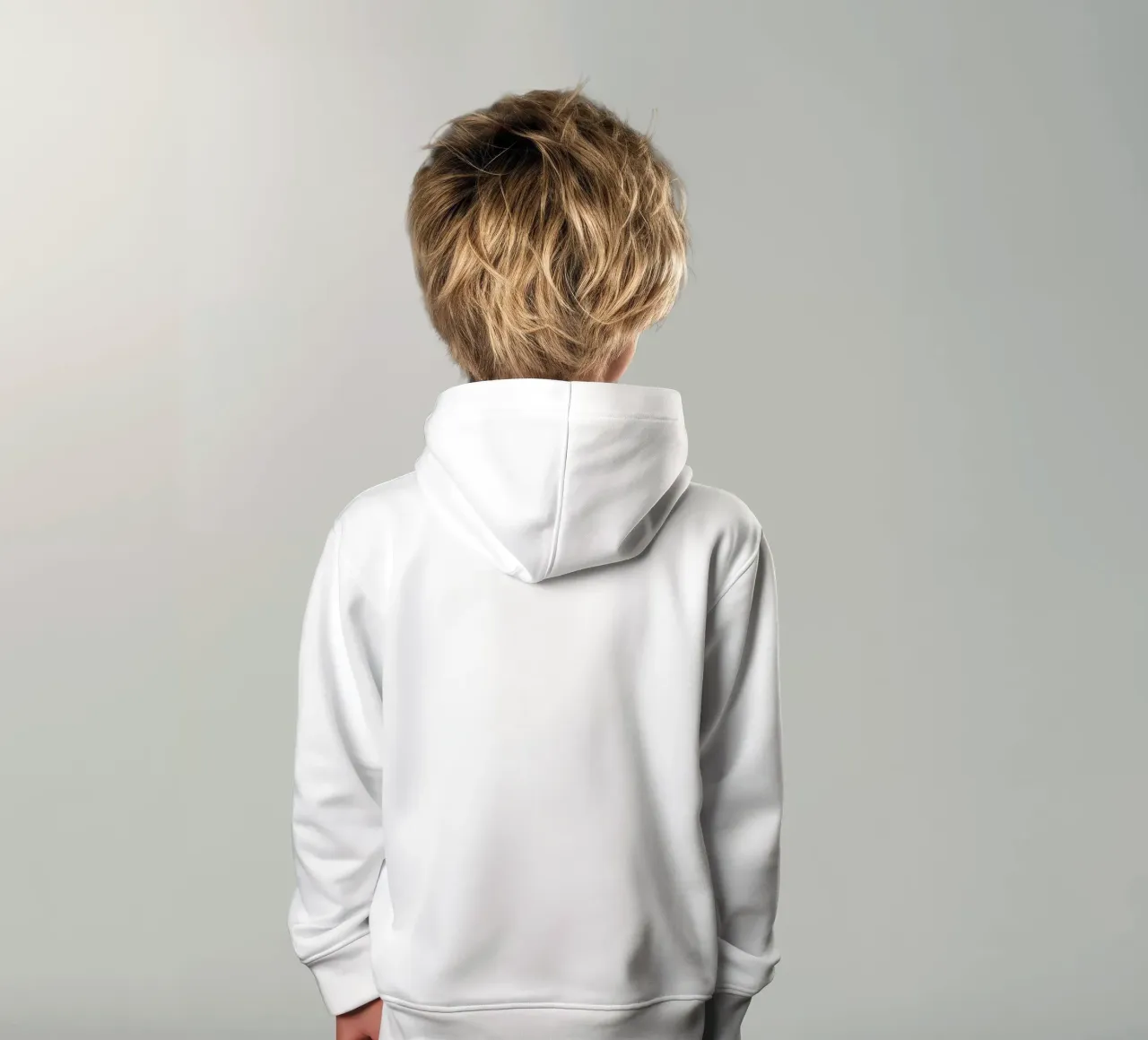 Patchwork Scribble Pattern kids hoodie by Obs Canvas