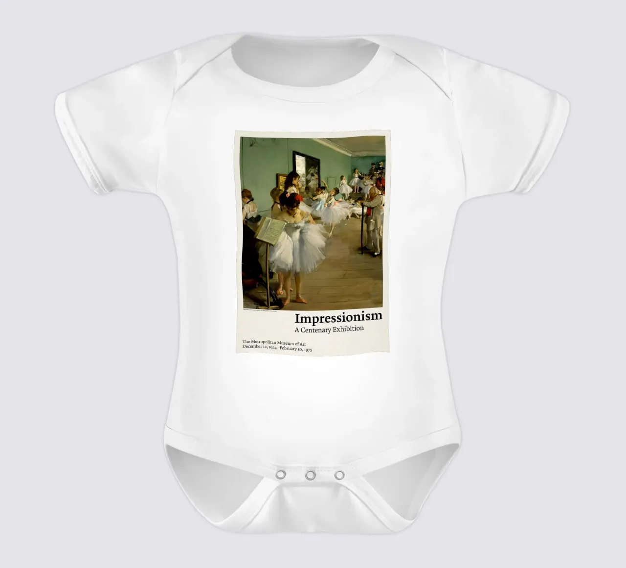 Impressionismo - Edgar Degas body neonato maniche corte da Alfieson