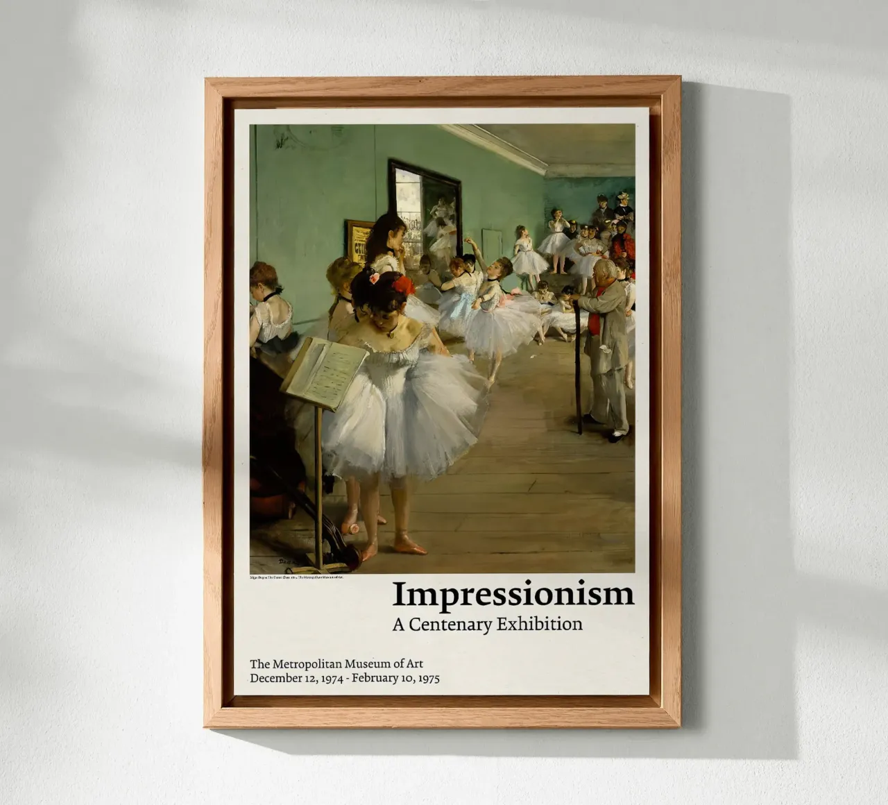 Impressionismo - Edgar Degas alluminio dibond da Alfieson