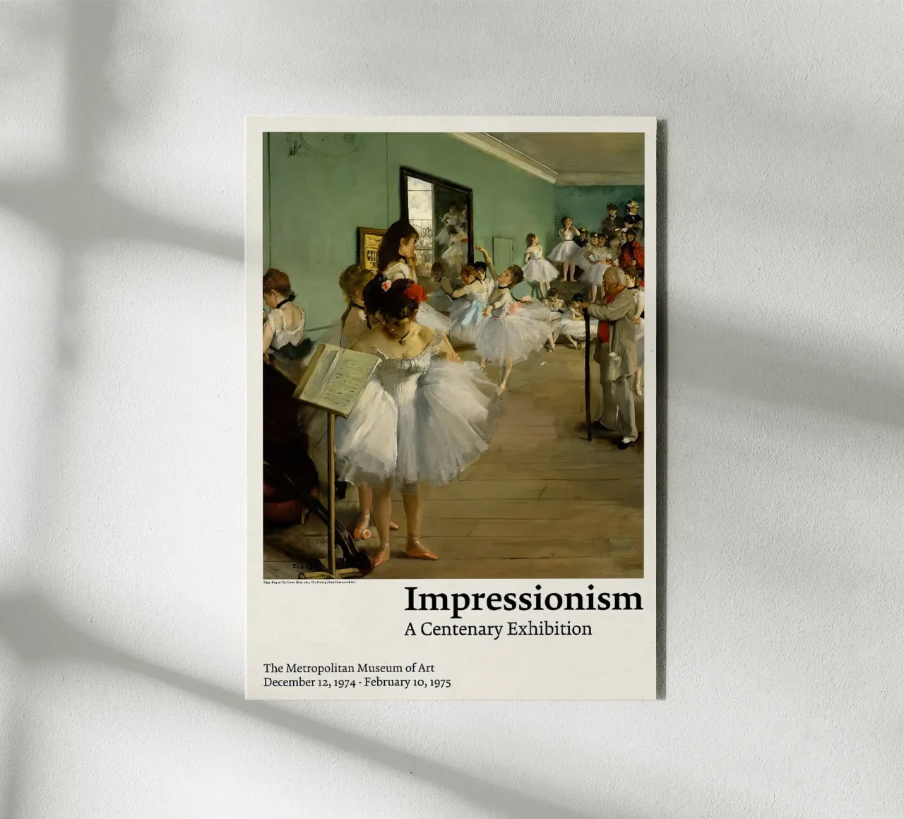 Impressionismo - Edgar Degas alluminio dibond da Alfieson