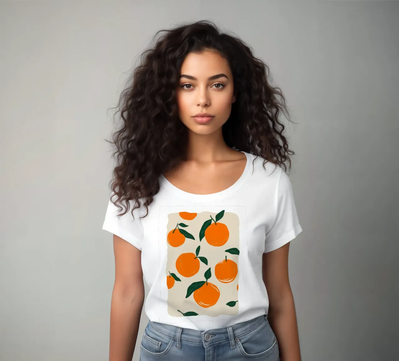 Rami d'arancio freschi t-shirt da donna da Selene Shade