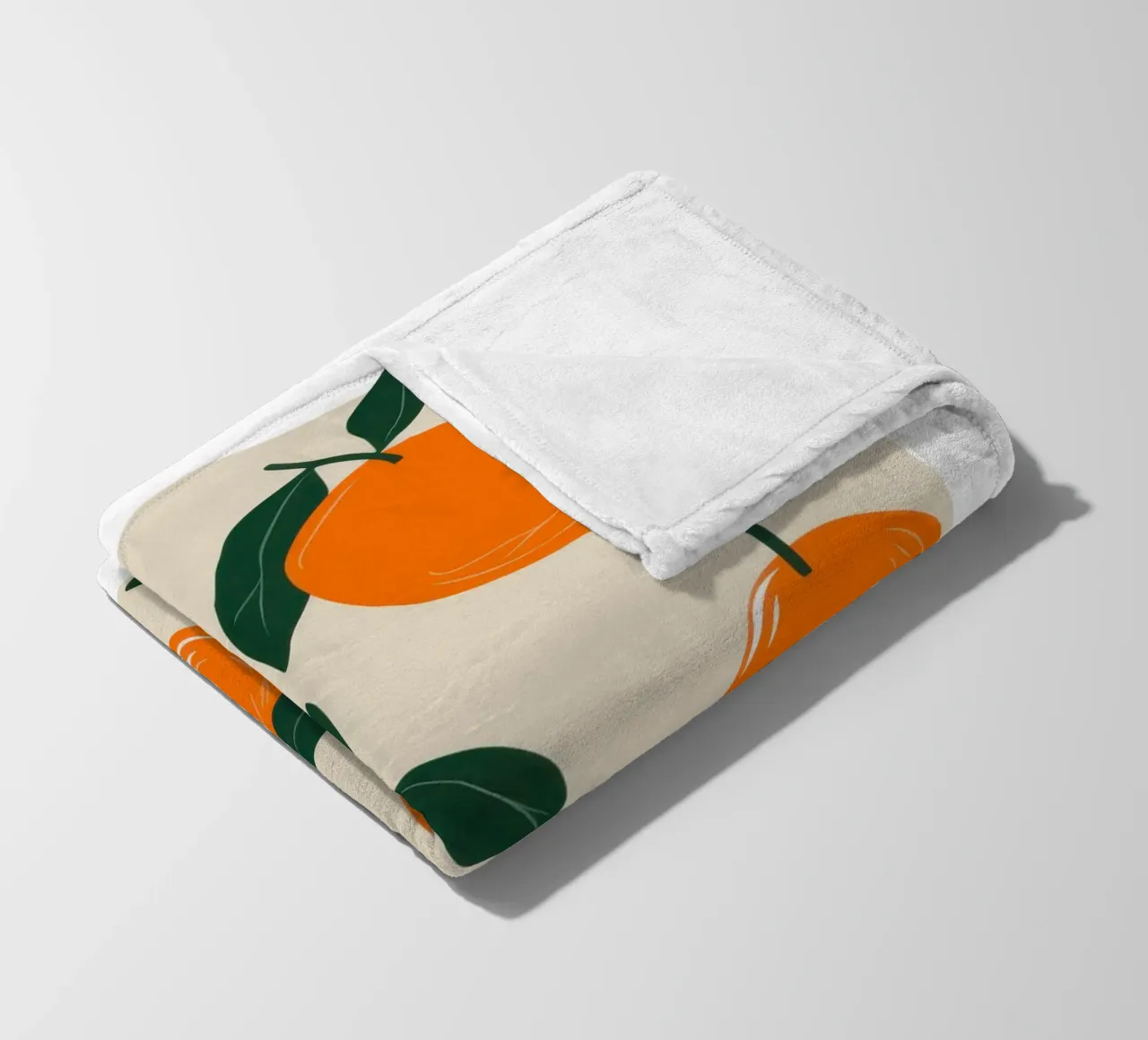 Rami d'arancio freschi coperta in pile da Selene Shade