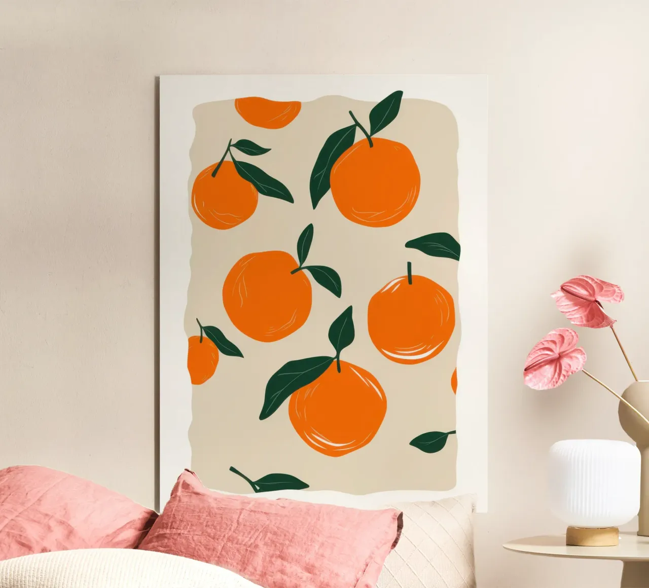 Rami d'arancio freschi alluminio dibond da Selene Shade