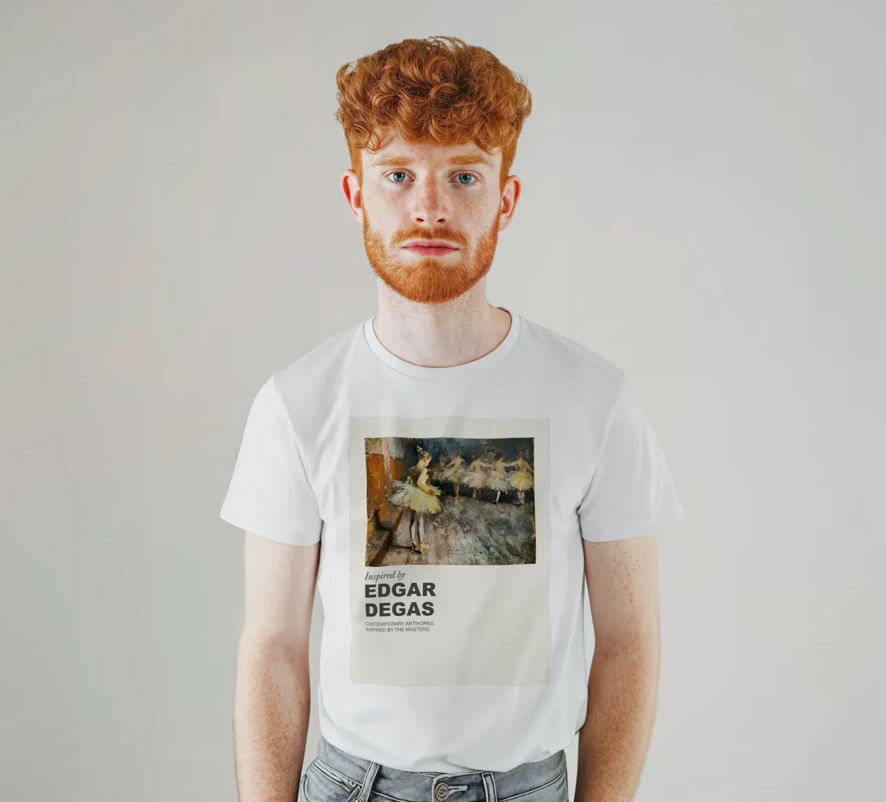 Ispirato - Edgar Degas t-shirt da Alfieson