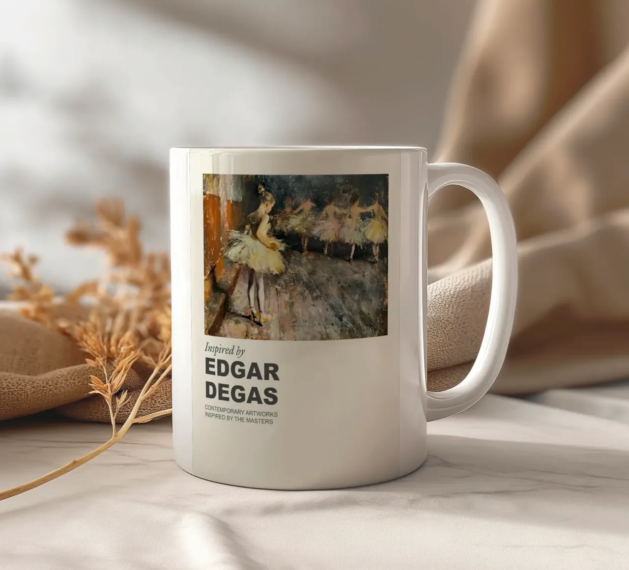 Ispirato - Edgar Degas tazza in ceramica da Alfieson