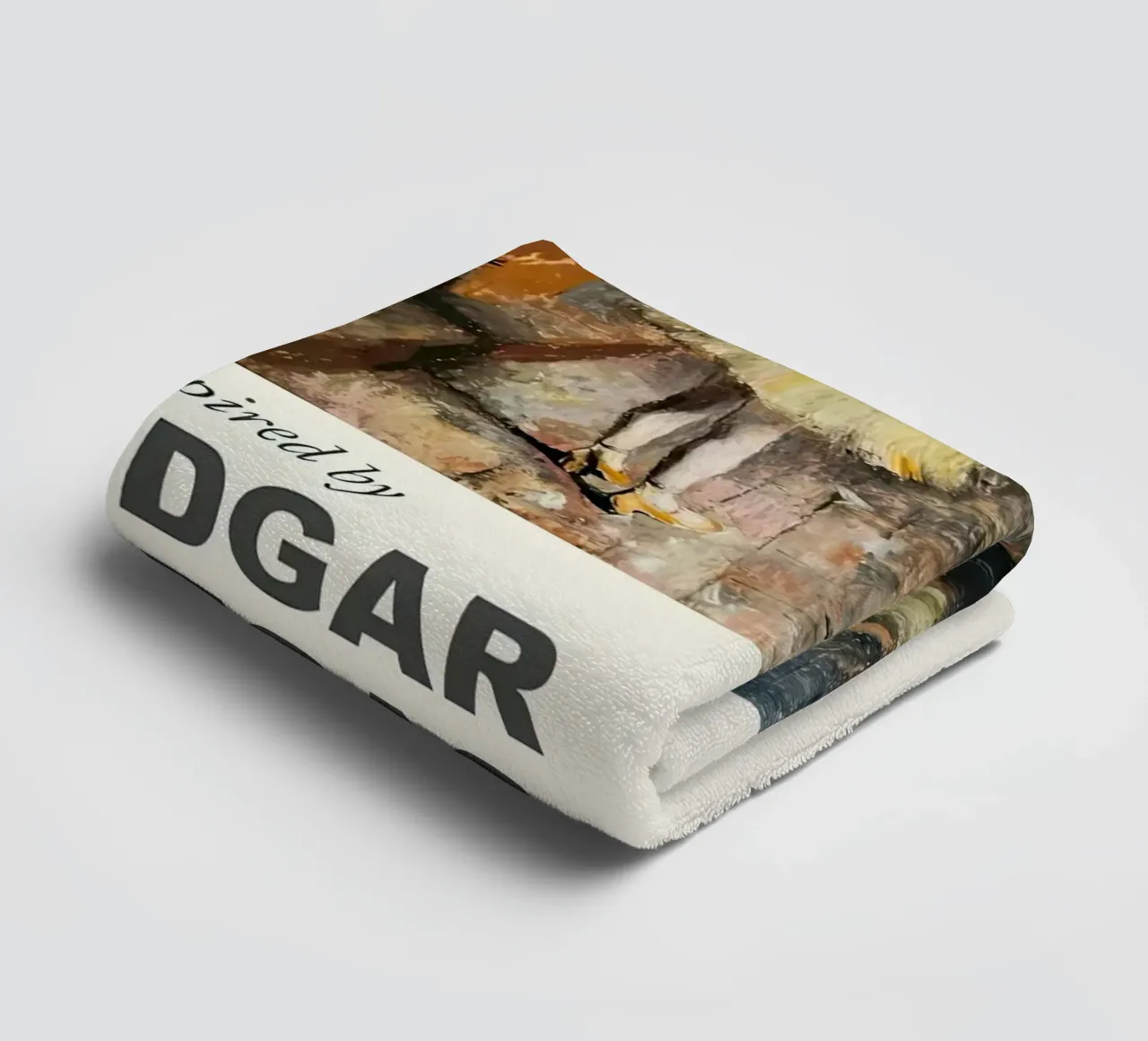 Ispirato - Edgar Degas asciugamano da bagno da Alfieson