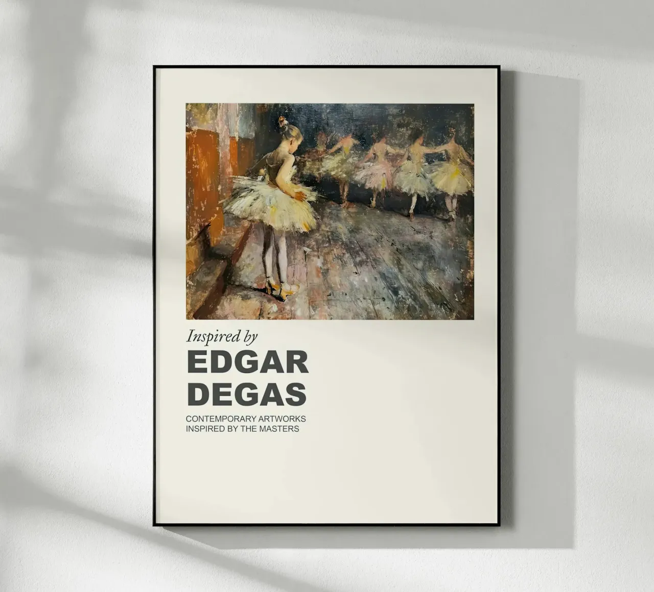 Ispirato - Edgar Degas plexiglass da Alfieson