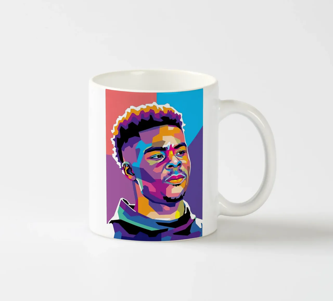 Bukayo Saka Bello tazza in ceramica da Gust Sporer FOTBALL