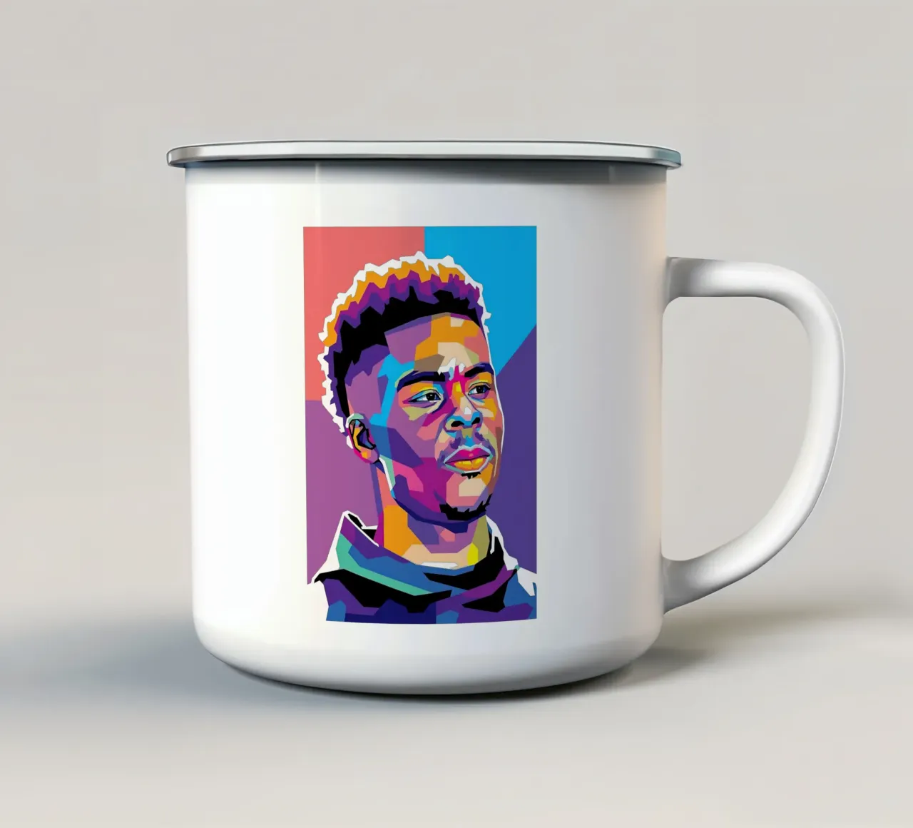 Bukayo Saka Bello tazza in smalto da Gust Sporer FOTBALL
