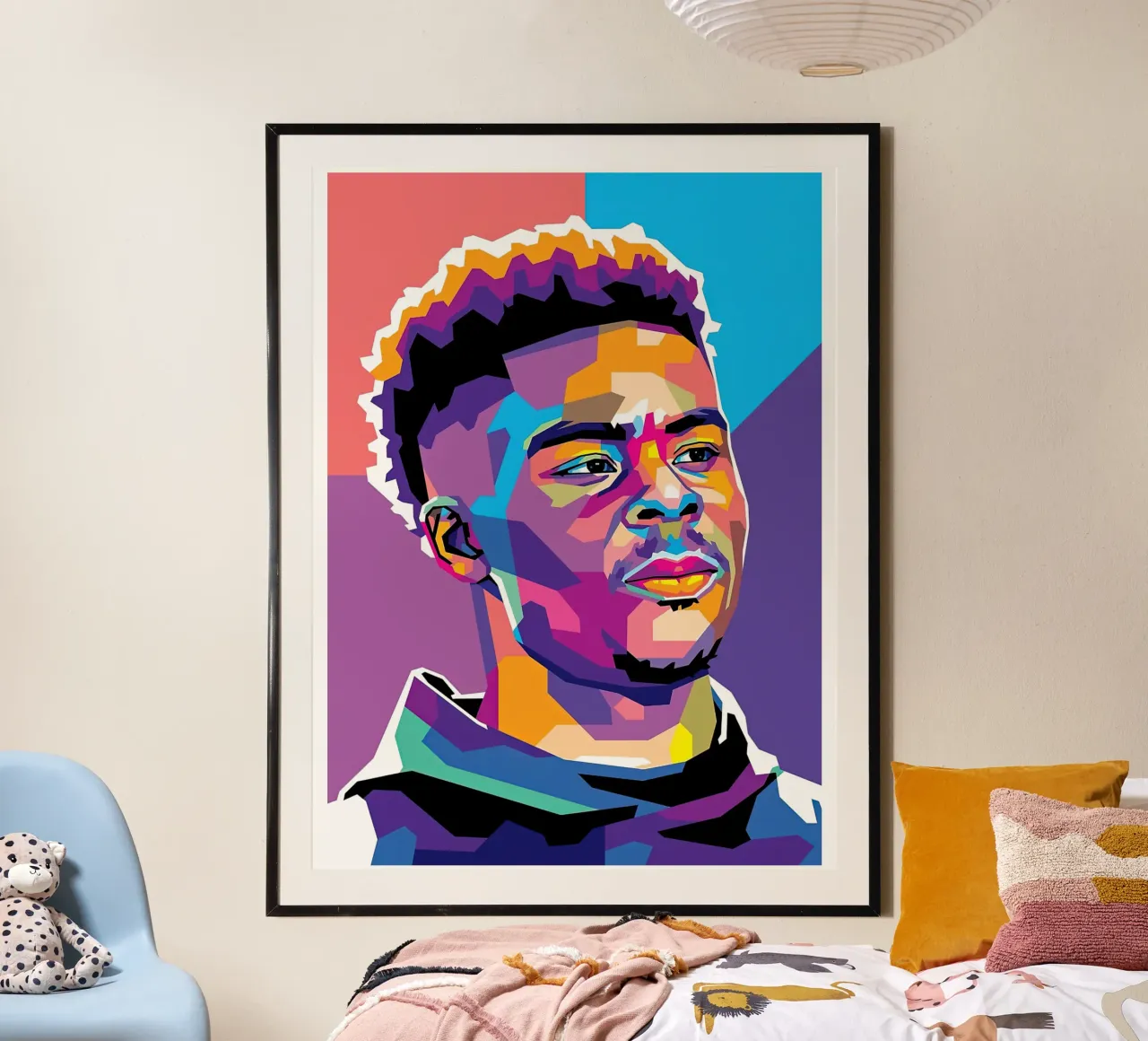 Bukayo Saka Handsome hahnemühle by Gust Sporer FOTBALL