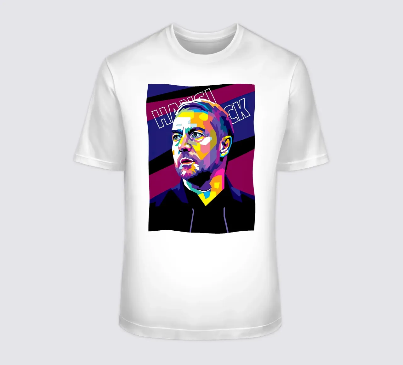 Hansi Flick in t-shirt da Gust Sporer FOTBALL