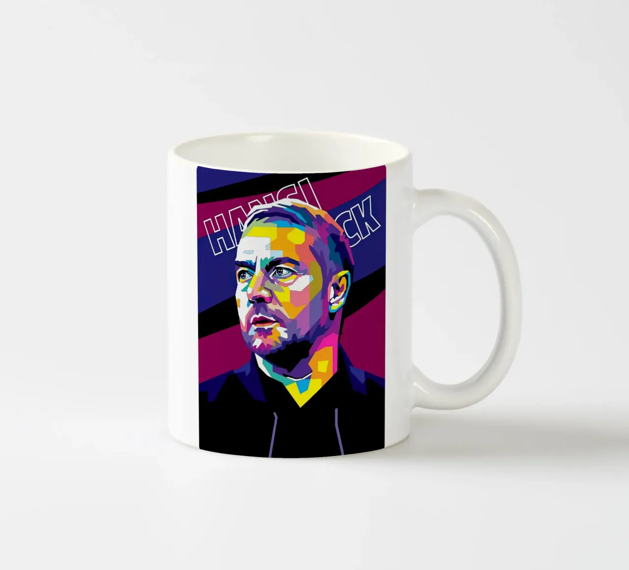 Hansi Flick in tazza in ceramica da Gust Sporer FOTBALL