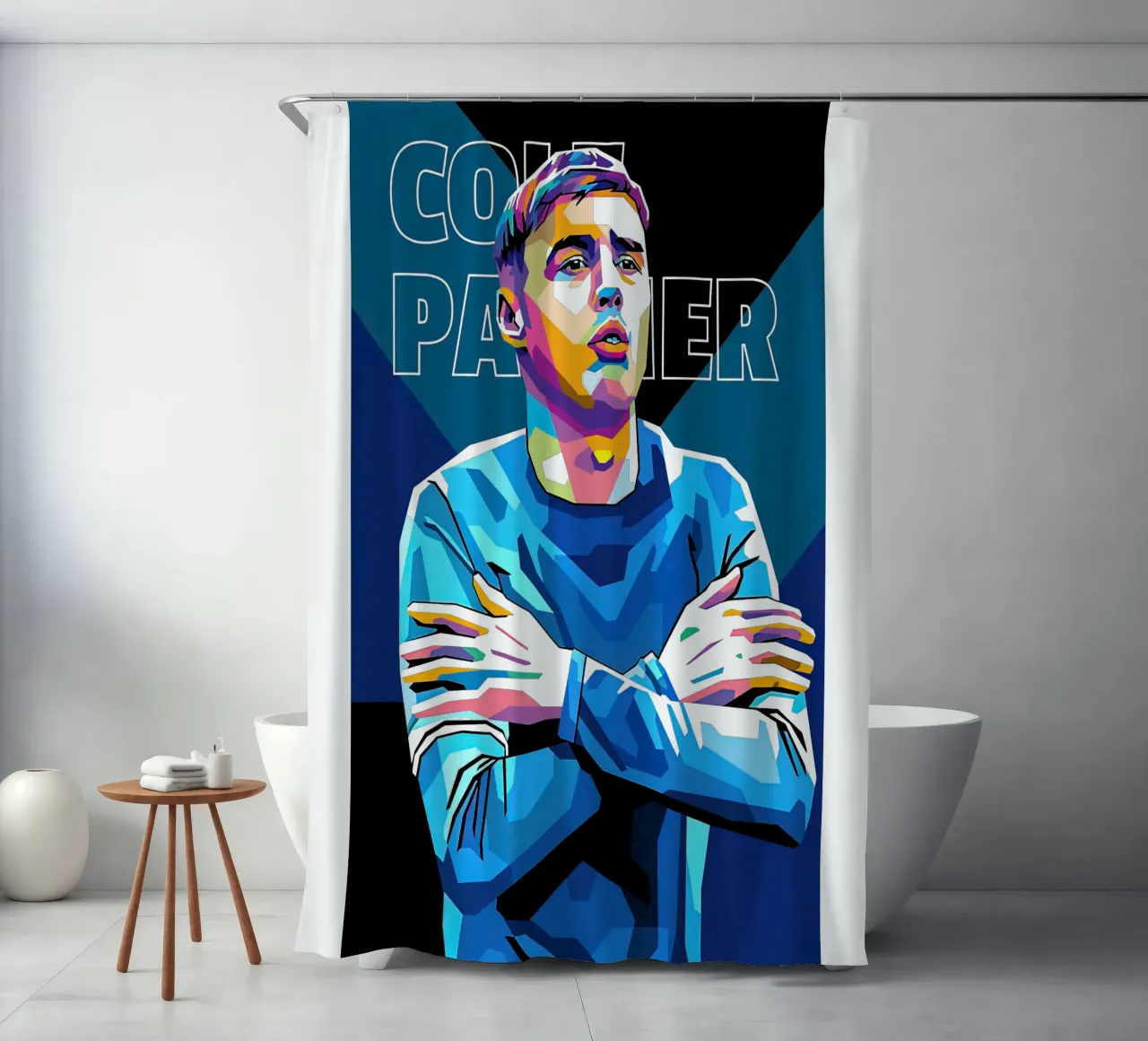 Cole Palmer in tenda da doccia da Gust Sporer FOTBALL