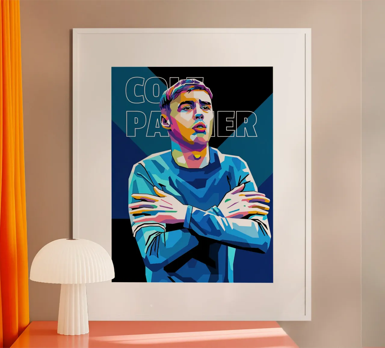 Cole Palmer in Hahnemühle von Gust Sporer FOTBALL