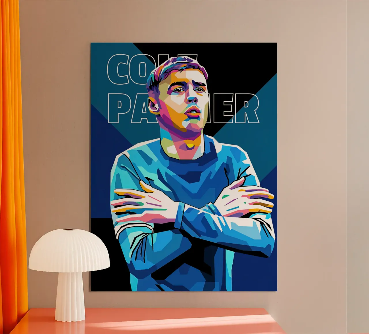 Cole Palmer in Hahnemühle von Gust Sporer FOTBALL