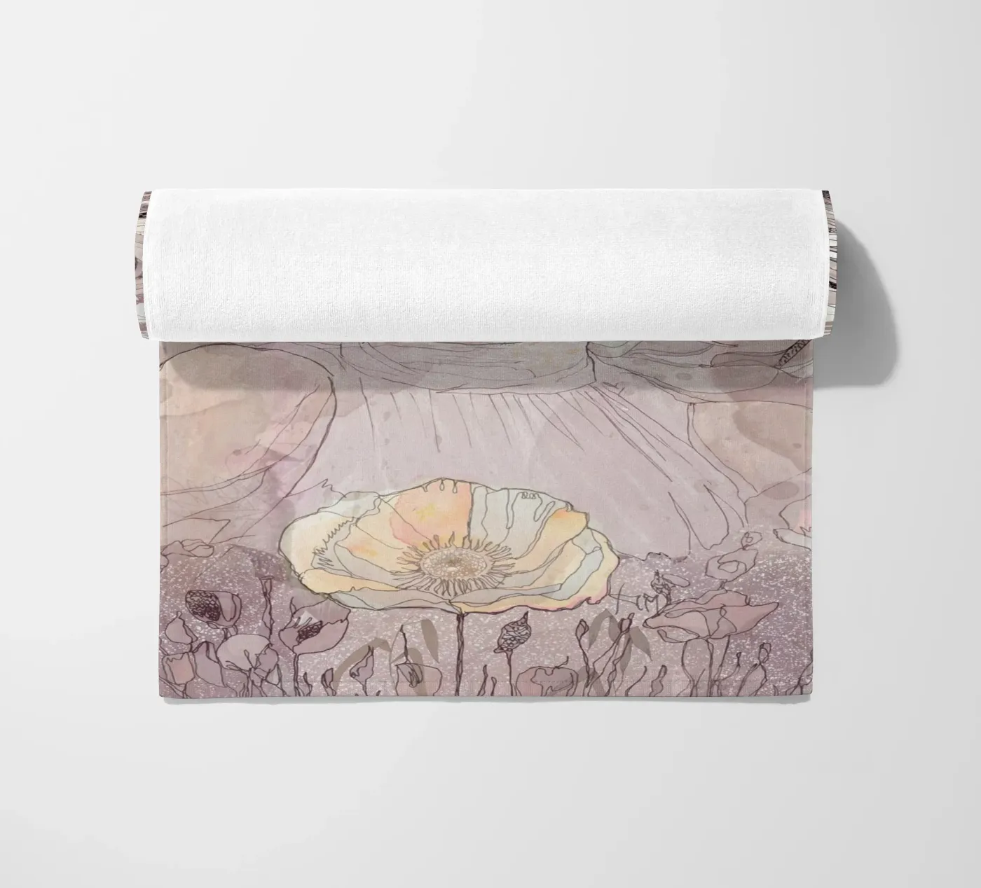 escape beach towel by Giulio Iurissevich