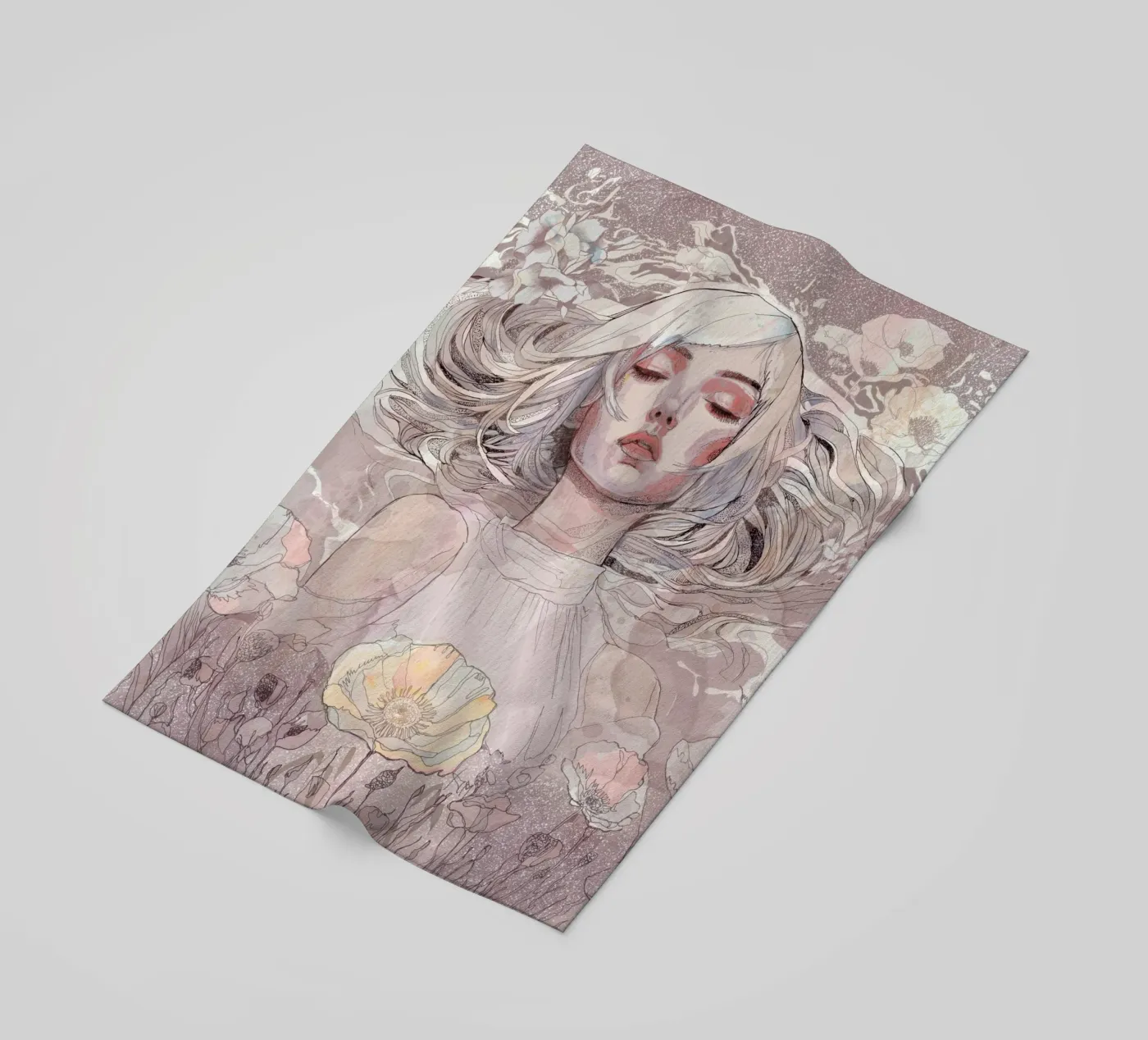 escape beach towel by Giulio Iurissevich