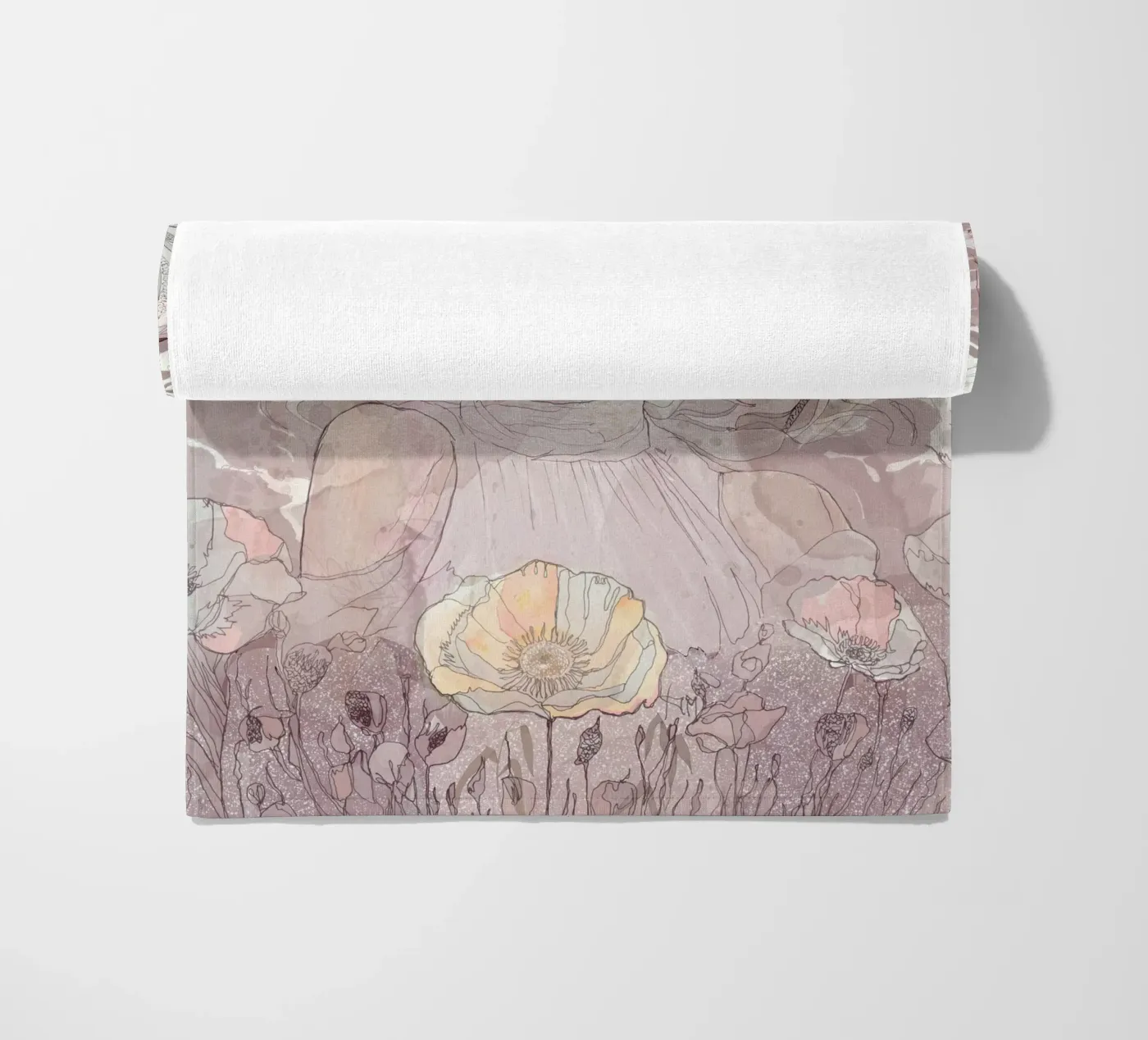 escape beach towel by Giulio Iurissevich