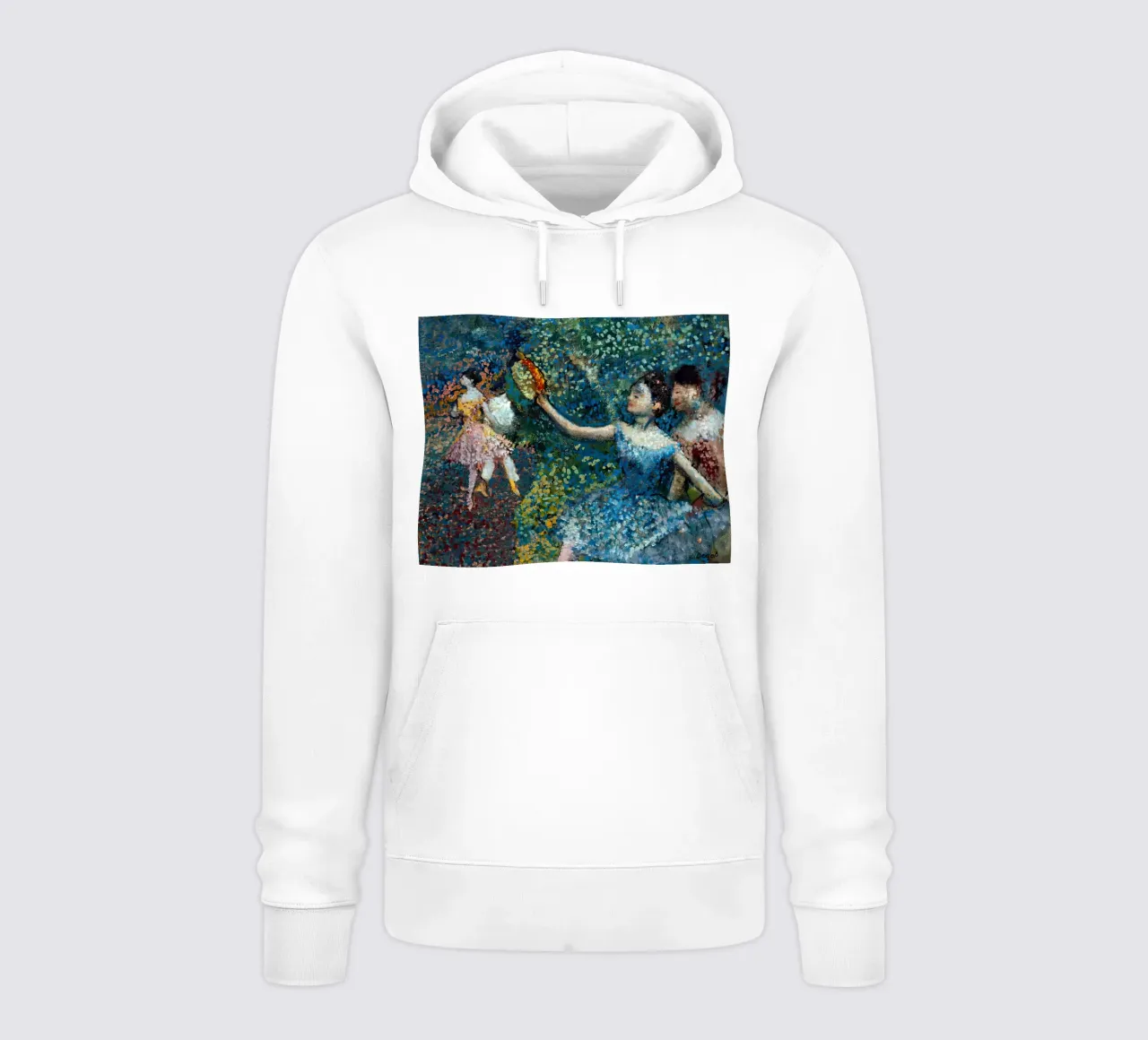 Ballerina con tamburello - Edgar Degas felpa con cappuccio da Alfieson