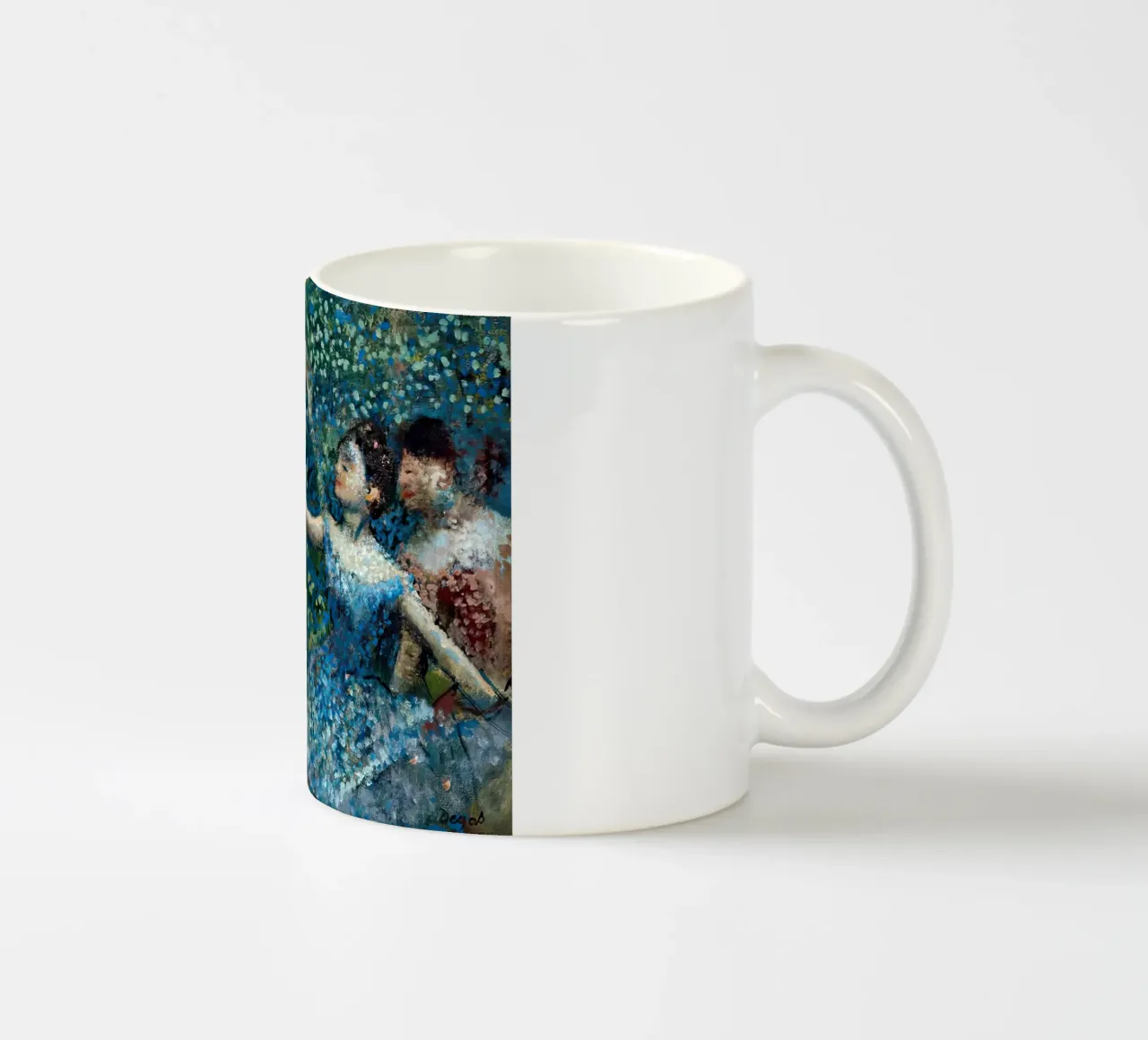 Ballerina con tamburello - Edgar Degas tazza in ceramica da Alfieson