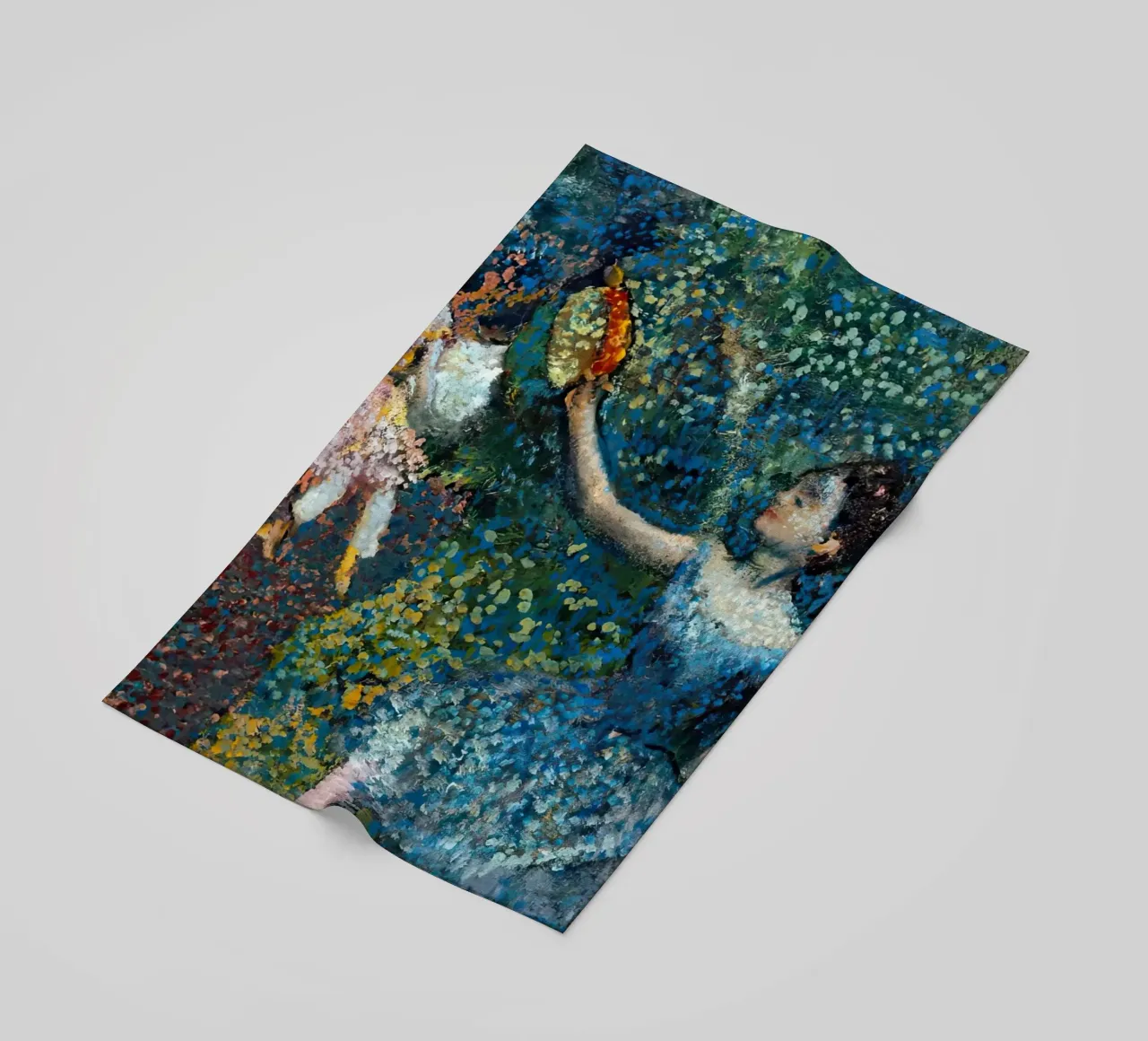 Ballerina con tamburello - Edgar Degas telo mare da Alfieson