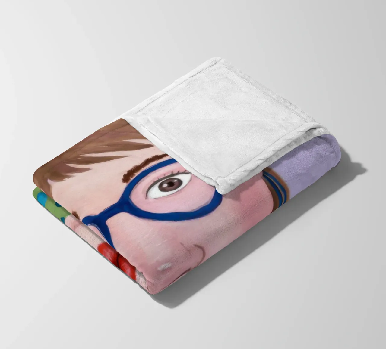 Sguardo di meraviglia con gli occhi spalancati coperta in pile da Selene Shade