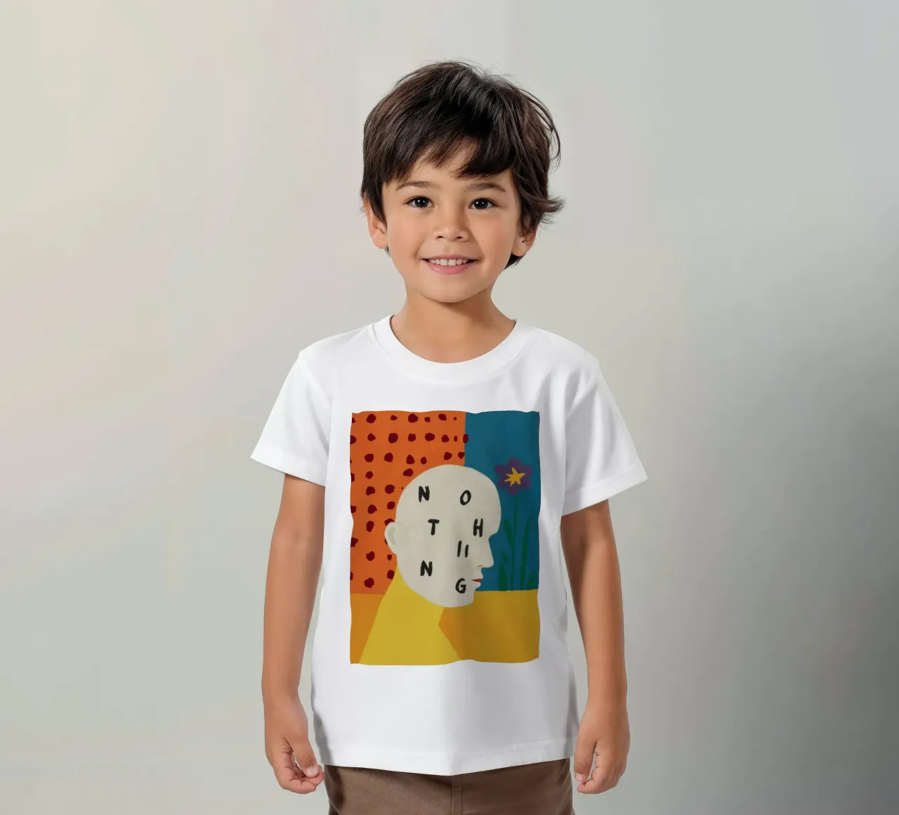 Versi sul nulla astratto t-shirt bambini da Gaia Viesta