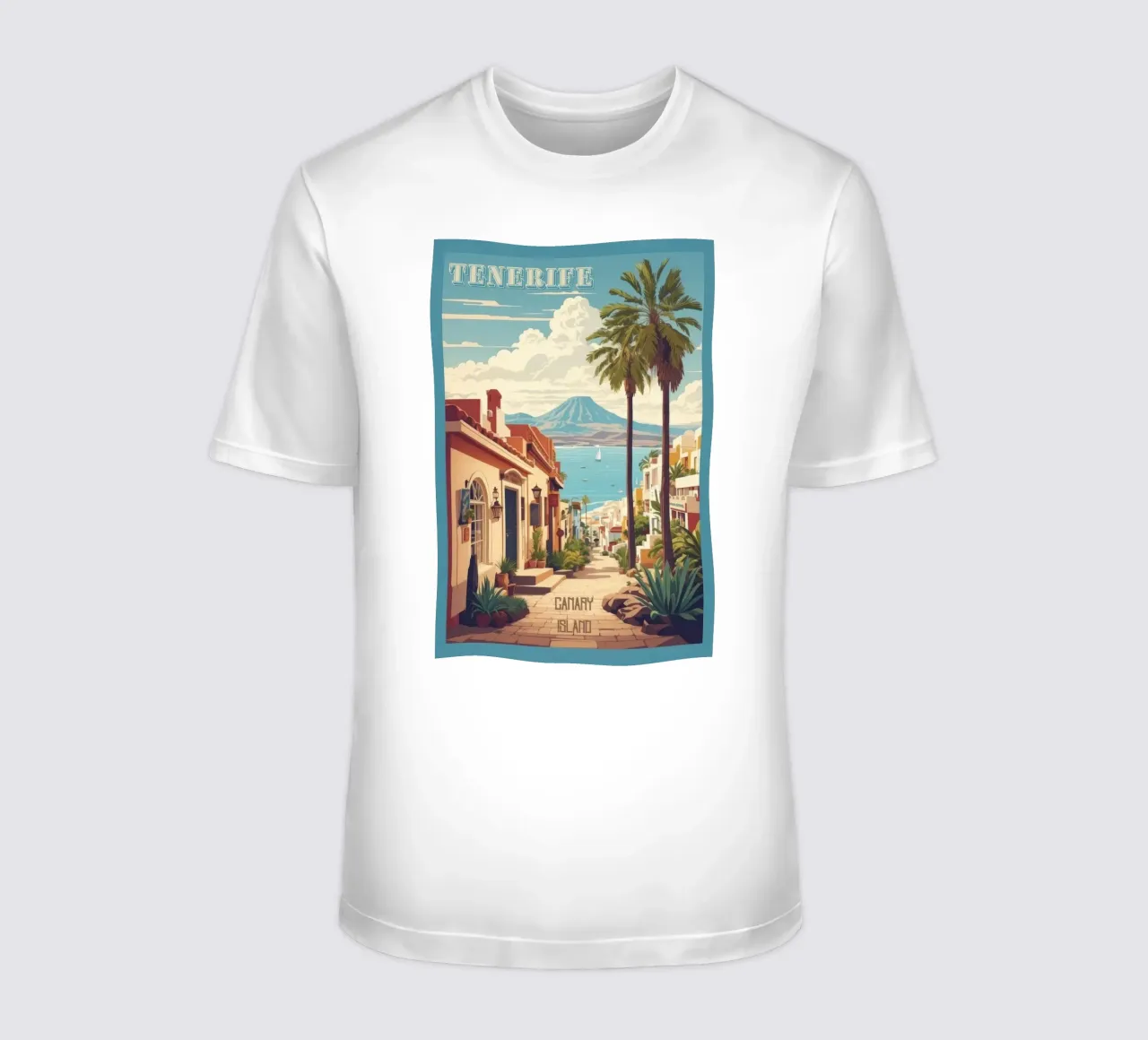 Tenerife Paradise Dreams Viaggio d'epoca t-shirt da Hollyhully