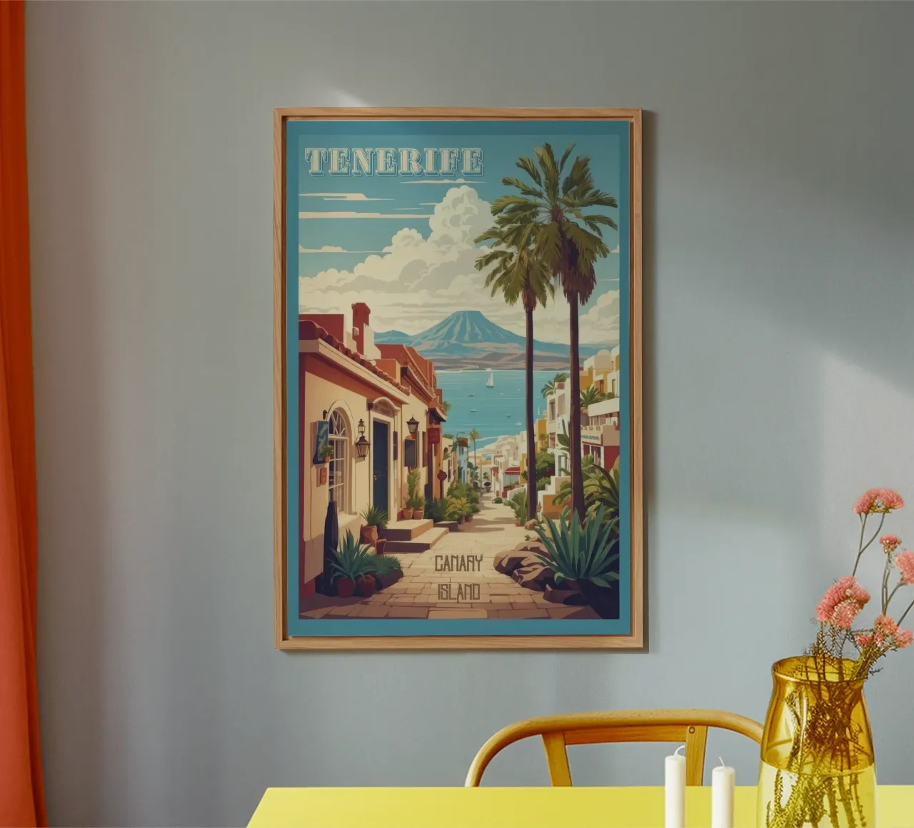 Tenerife Paradise Dreams Viaggio d'epoca alluminio dibond da Hollyhully