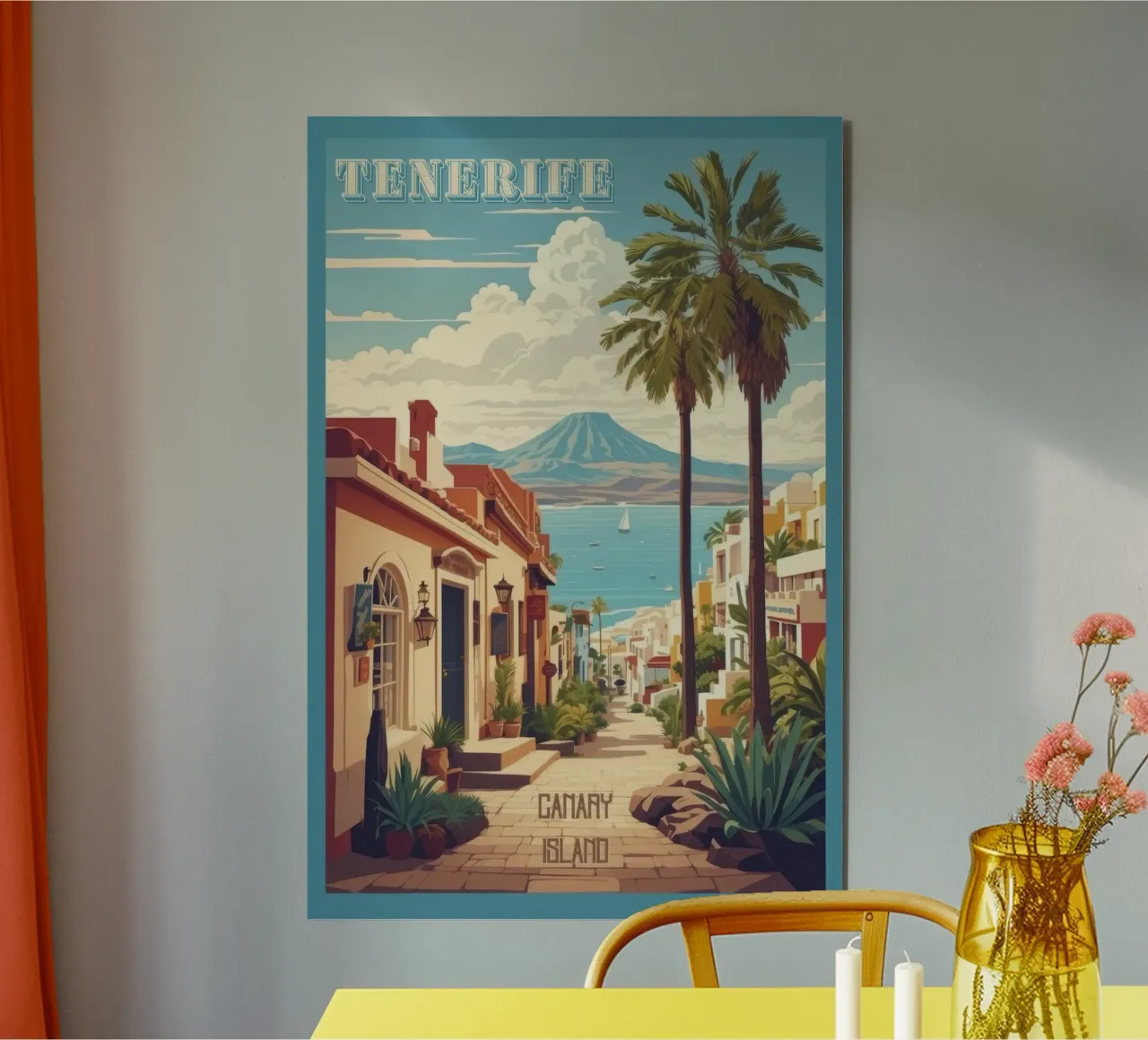 Tenerife Paradise Dreams Viaggio d'epoca alluminio dibond da Hollyhully