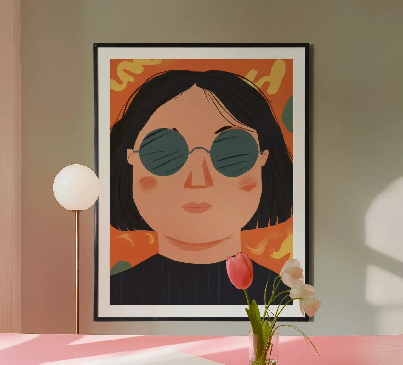 Occhiali da sole chic poster da Luna Aura
