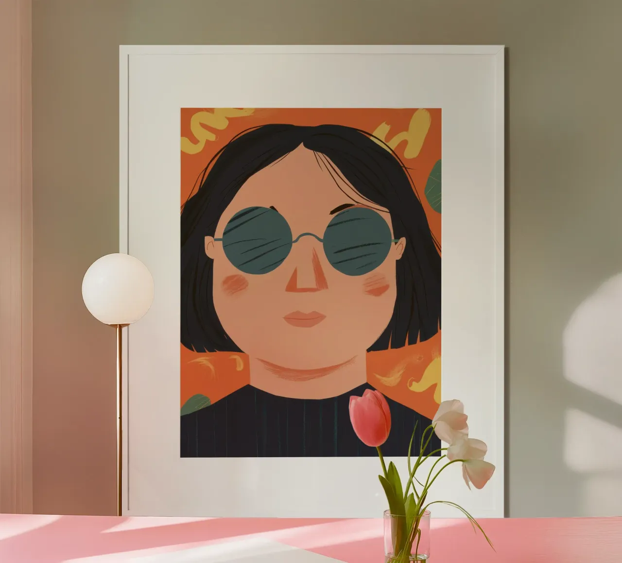 Occhiali da sole chic poster da Luna Aura