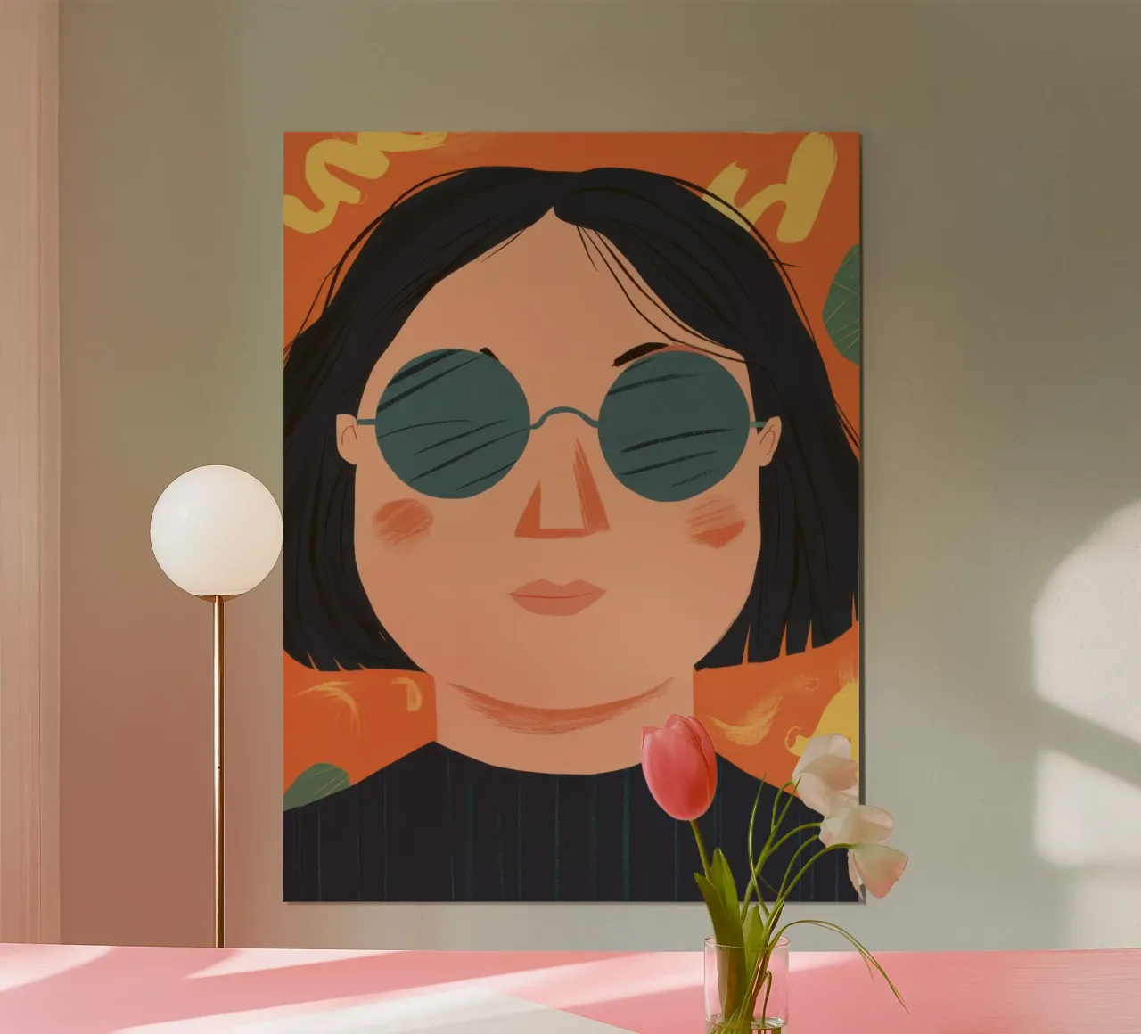 Occhiali da sole chic poster da Luna Aura