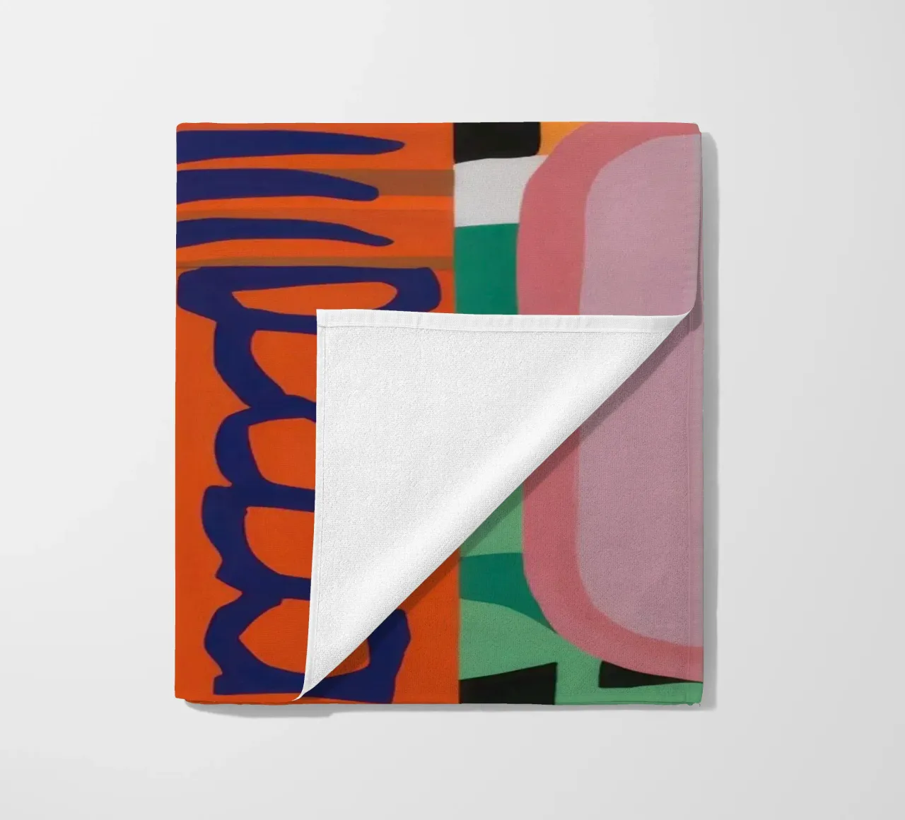 Eclectic Pattern Grid beach towel by Obs Canvas