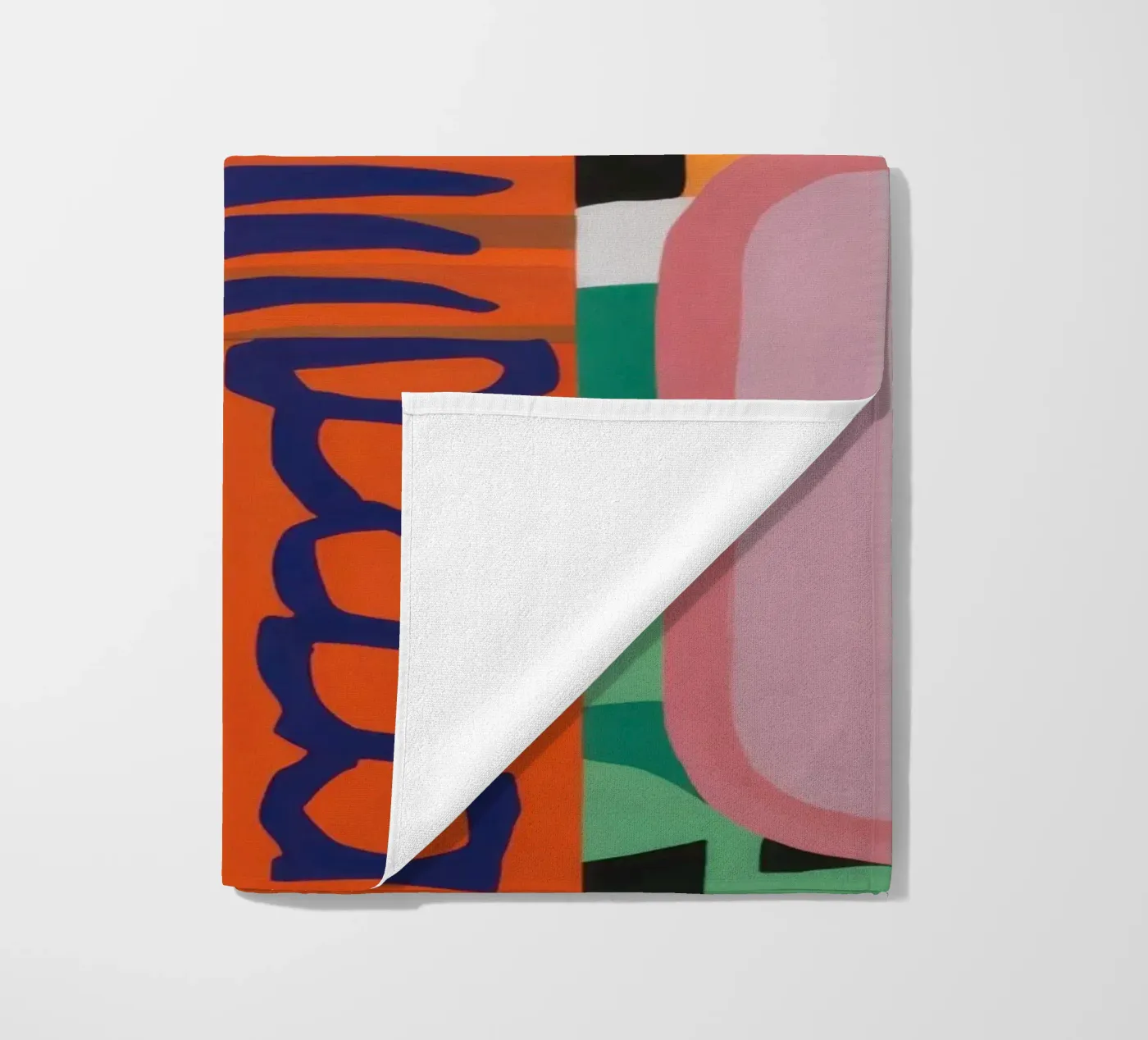 Eclectic Pattern Grid beach towel by Obs Canvas