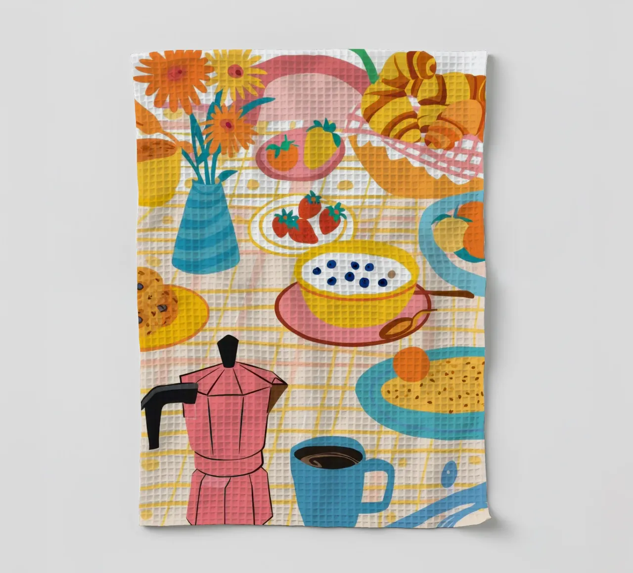 Bountiful Breakfast Table Geschirrtuch von Luna Aura