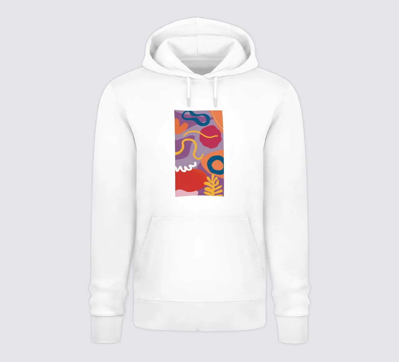 Flusso organico ondulato felpa con cappuccio da Obs Canvas