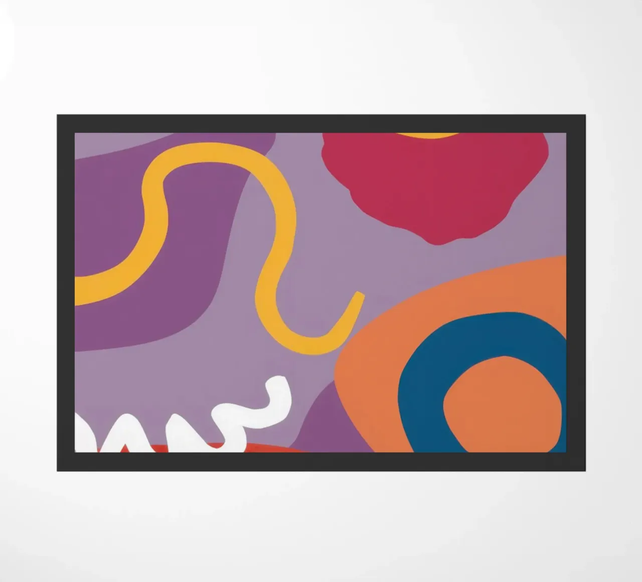 Flusso organico ondulato zerbino da Obs Canvas