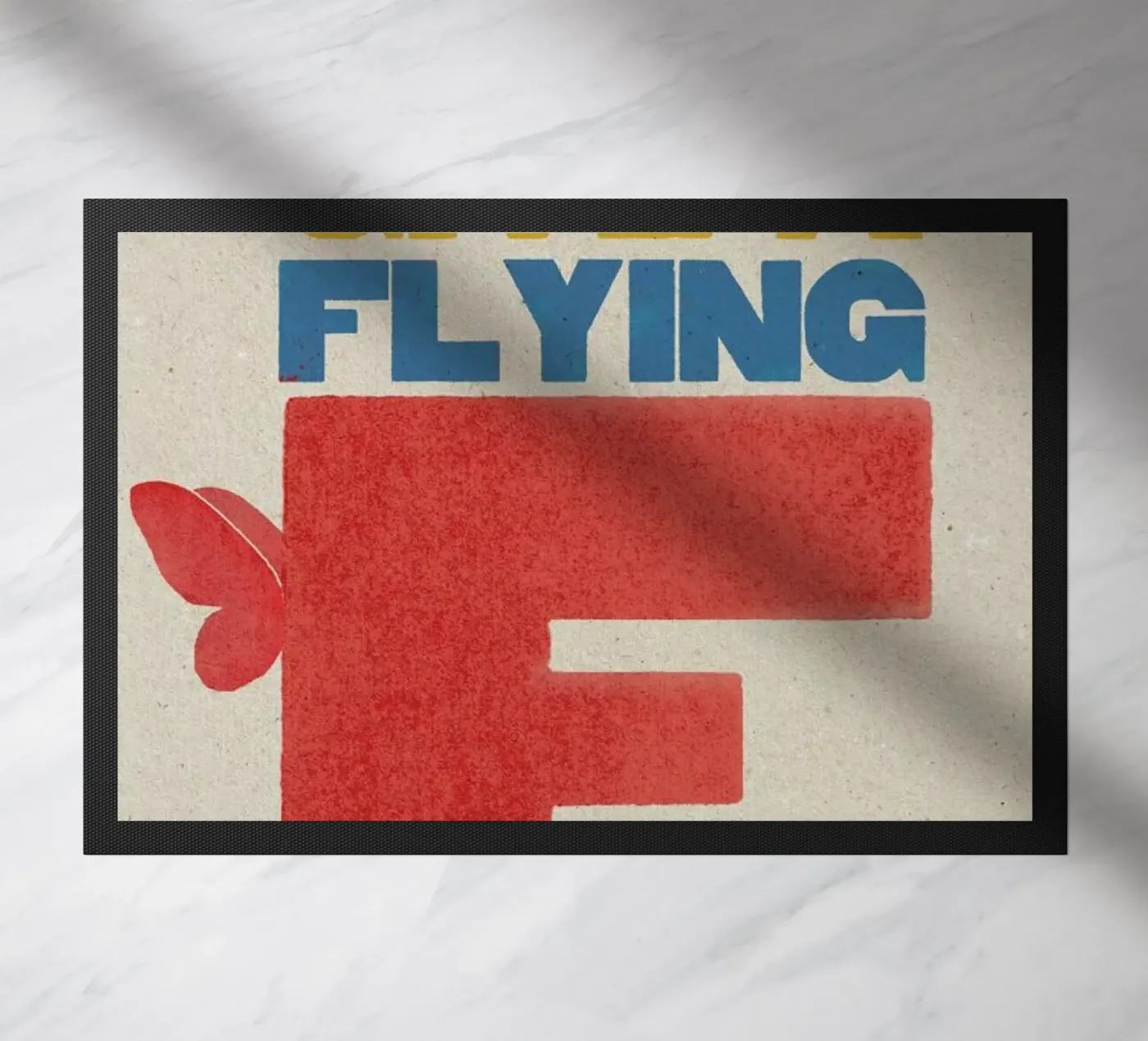 flyingf Fußmatte von Sammy Slabbinck