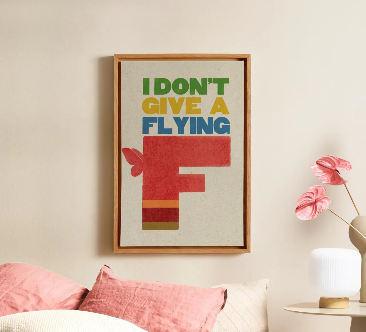 flyingf canvas with Floater frame by Sammy Slabbinck