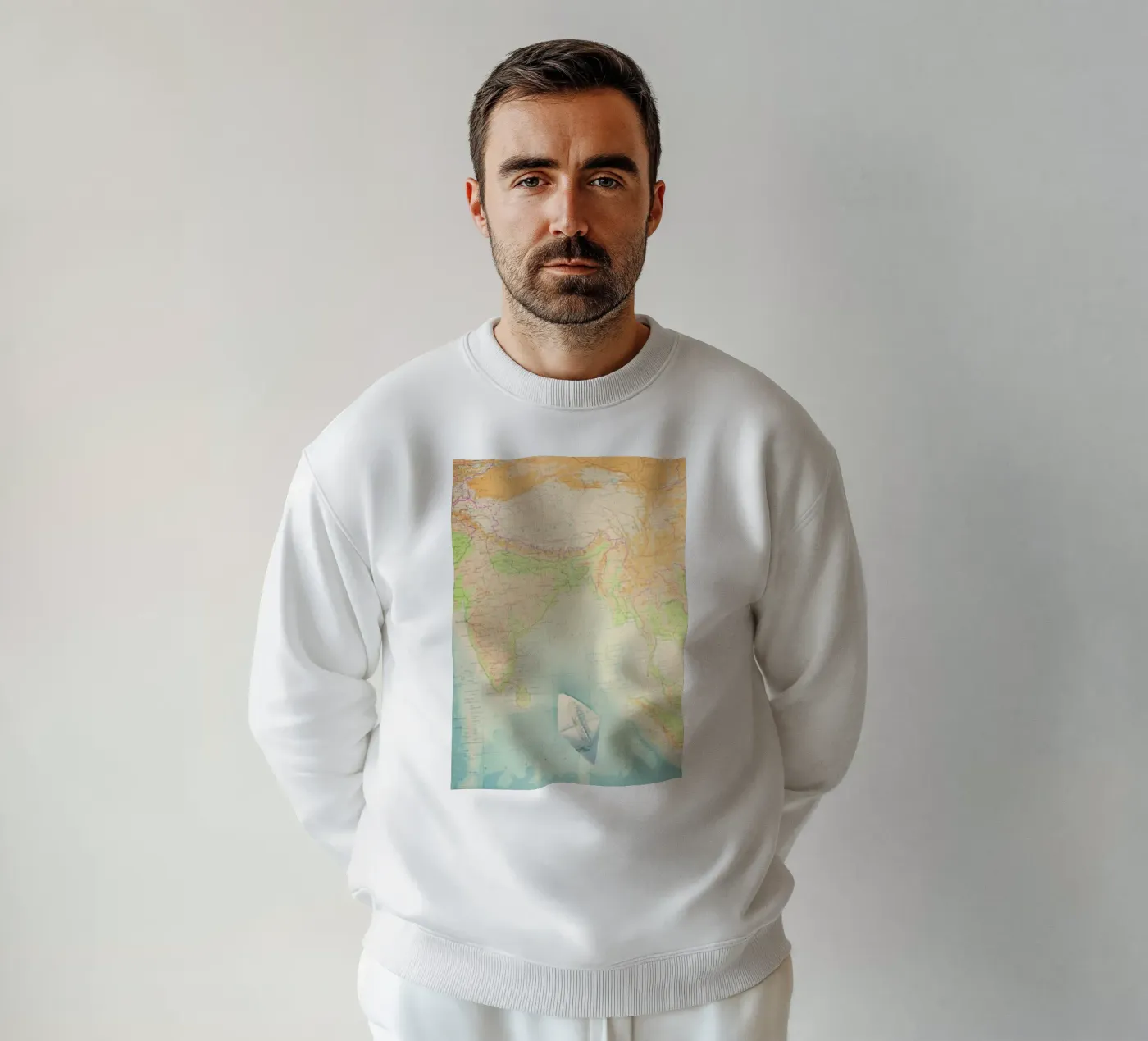 map-india felpa da Ingrid Beddoes