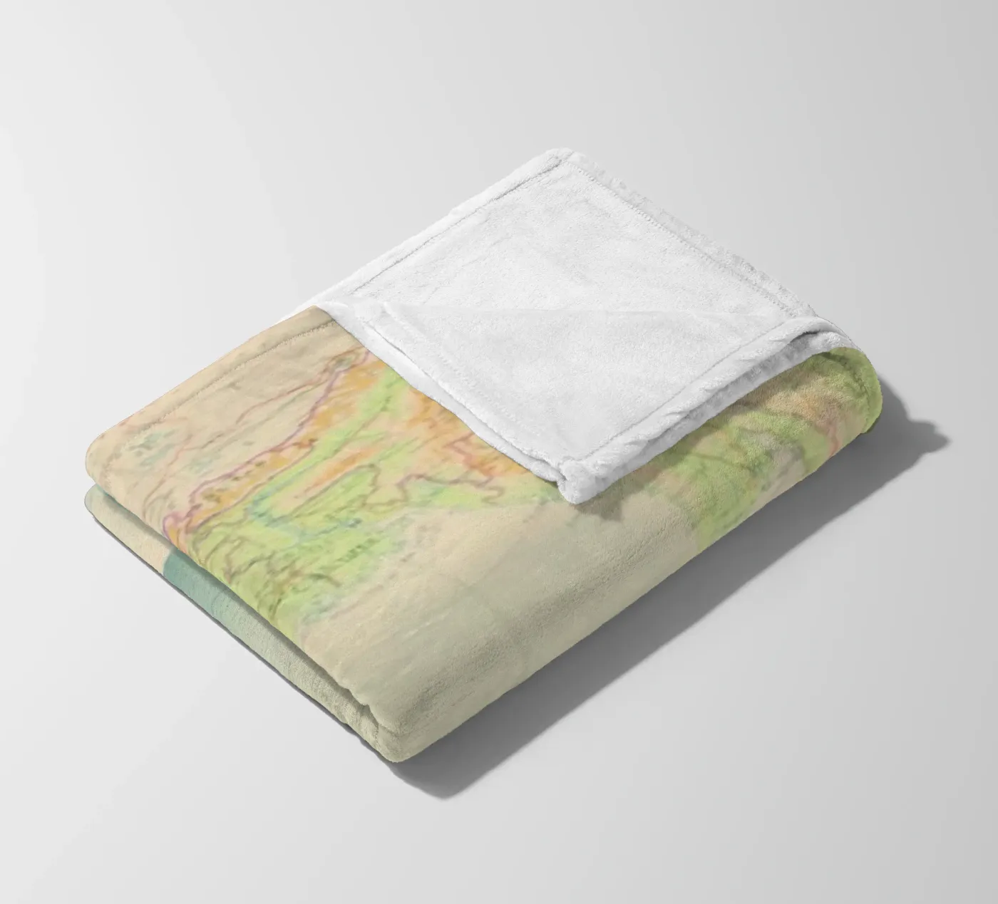 map-india coperta in pile da Ingrid Beddoes