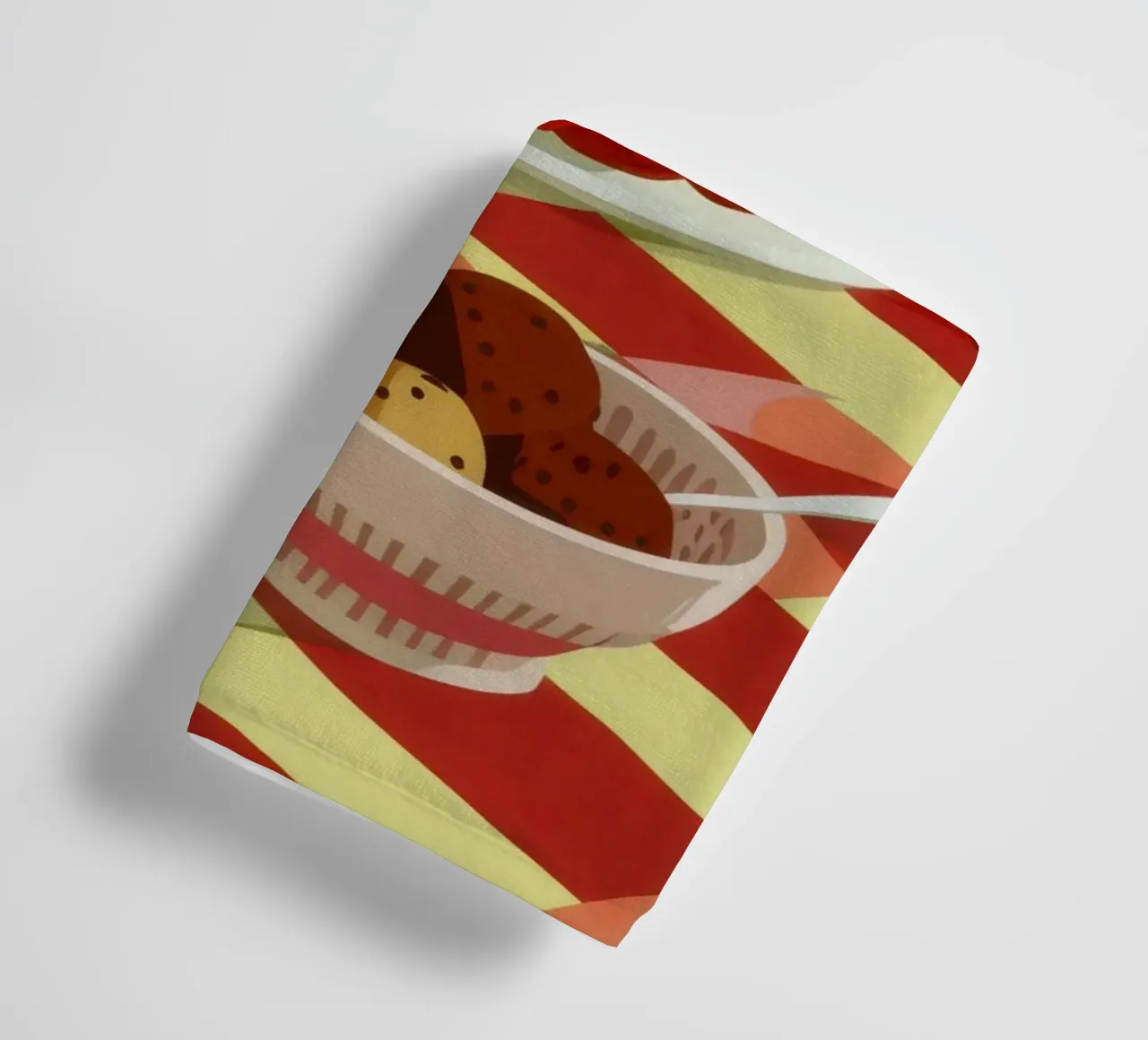 Checkered Table Feast towel by Gaia Viesta