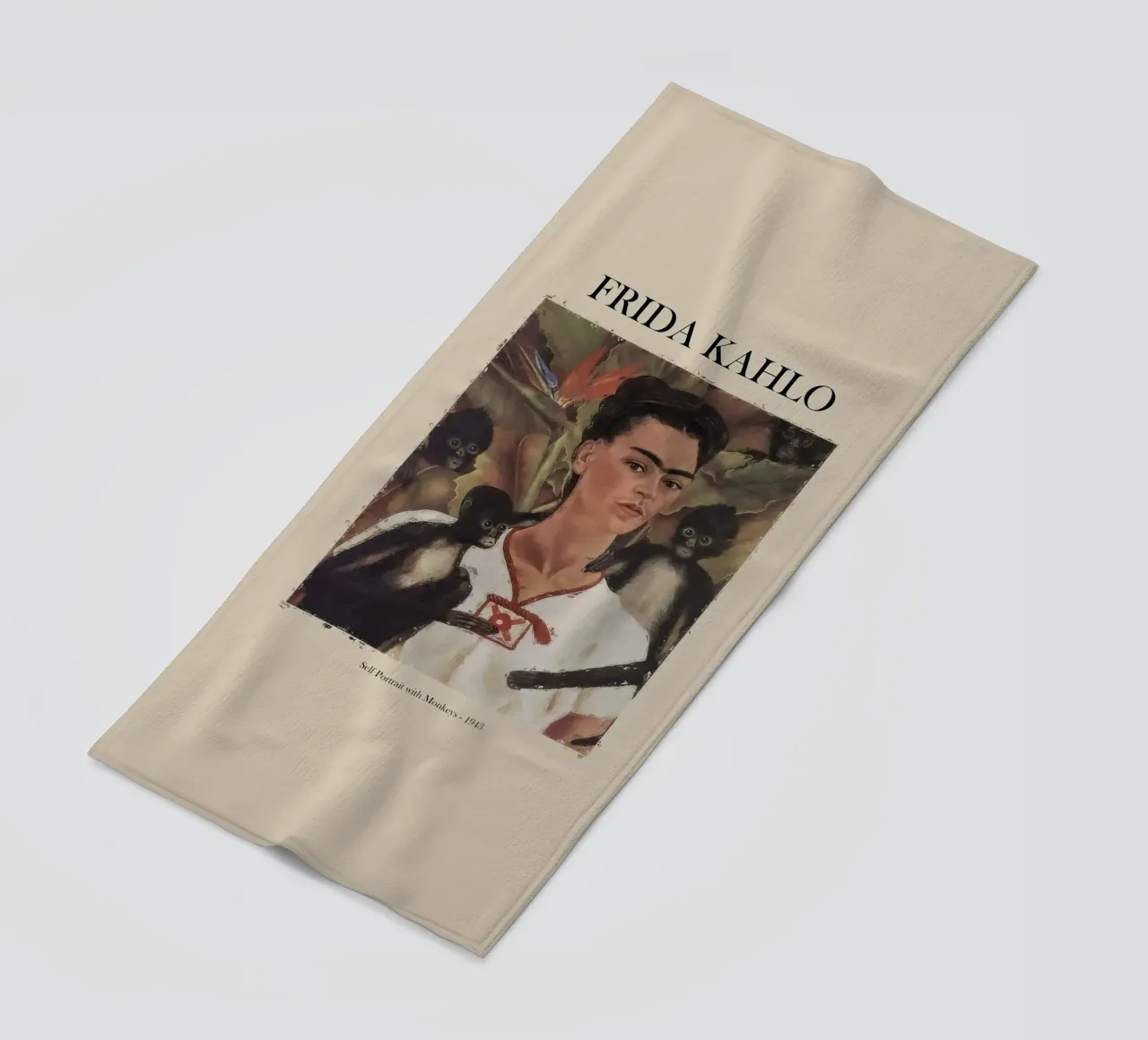 Autoritratto con scimmie, 1943 telo mare da Rick Sheld