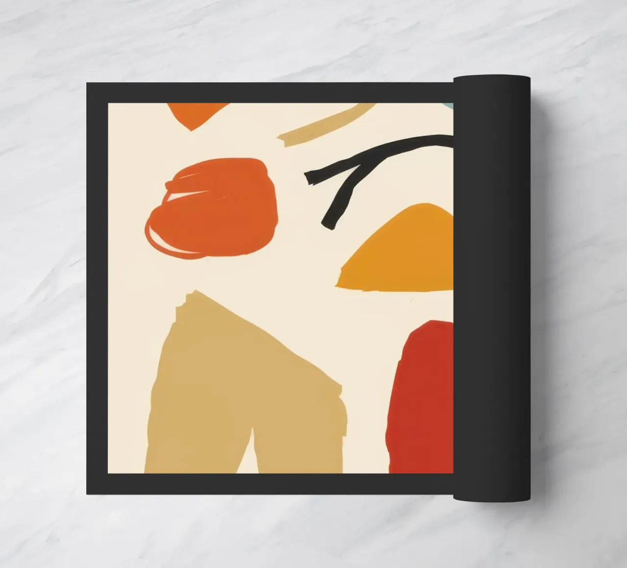 Abstract Body Forms doormat by Gaia Viesta